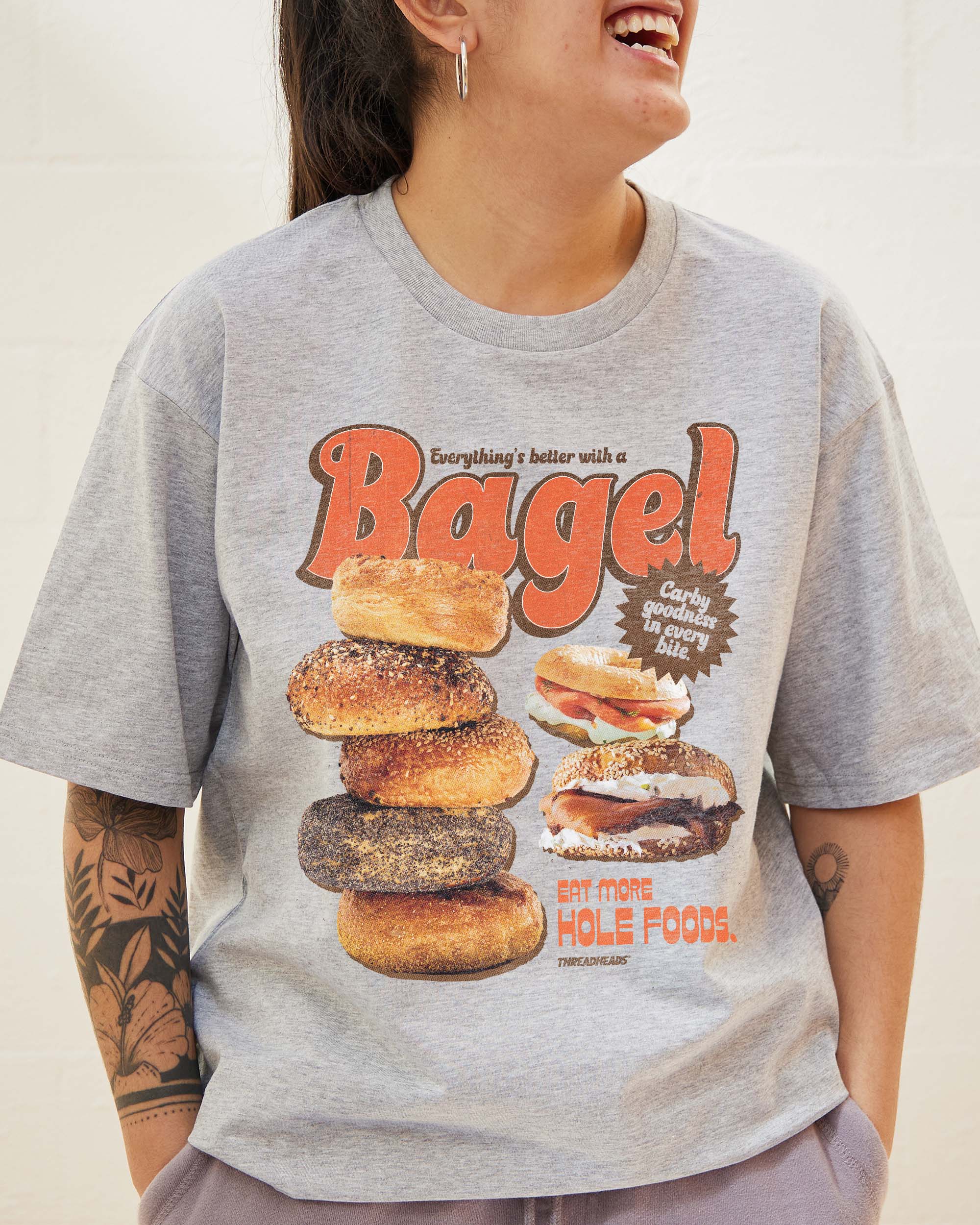 Everything's Better with a Bagel T-Shirt Australia Online
