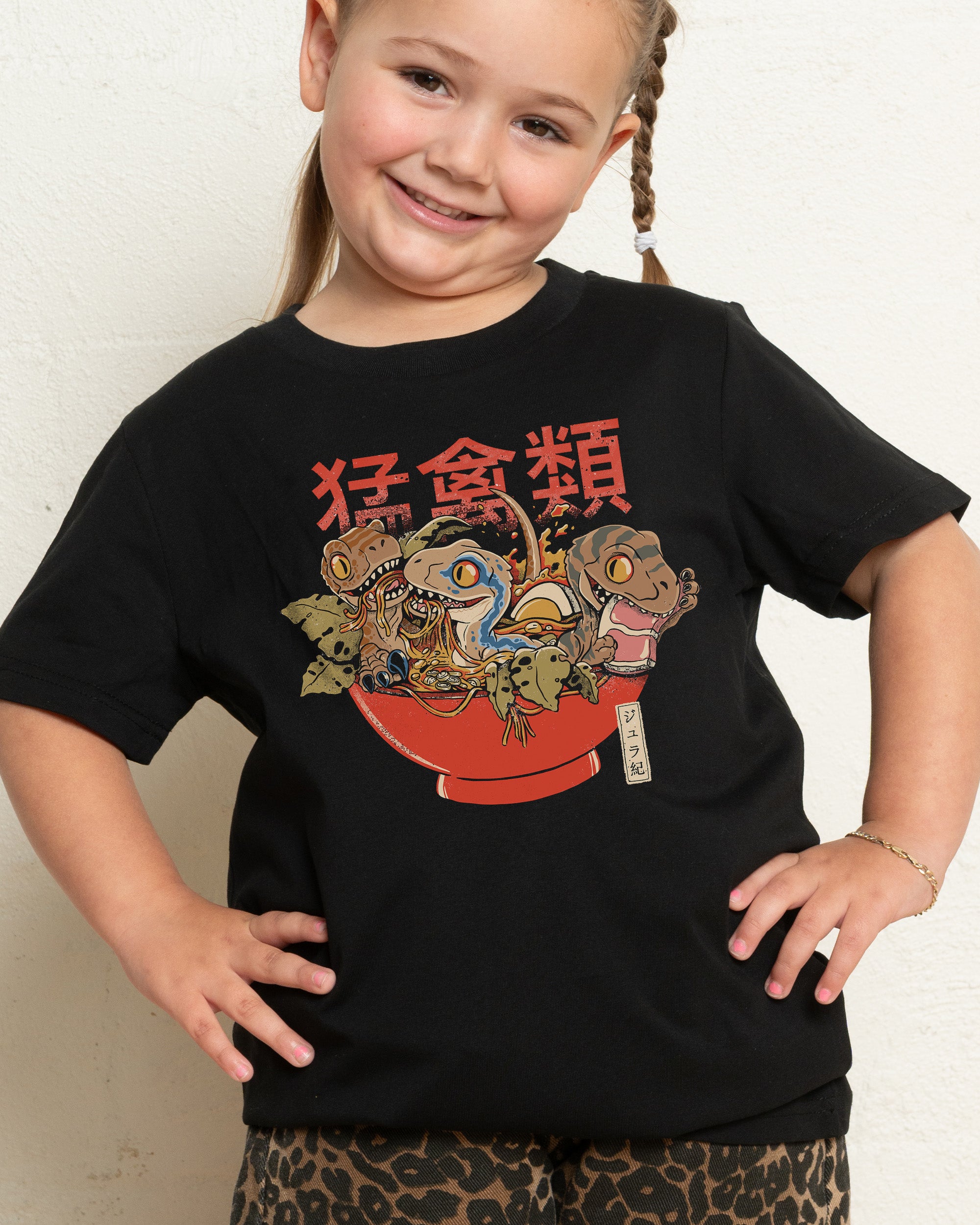 Ramen Raptors Kids T-Shirt Online Australia