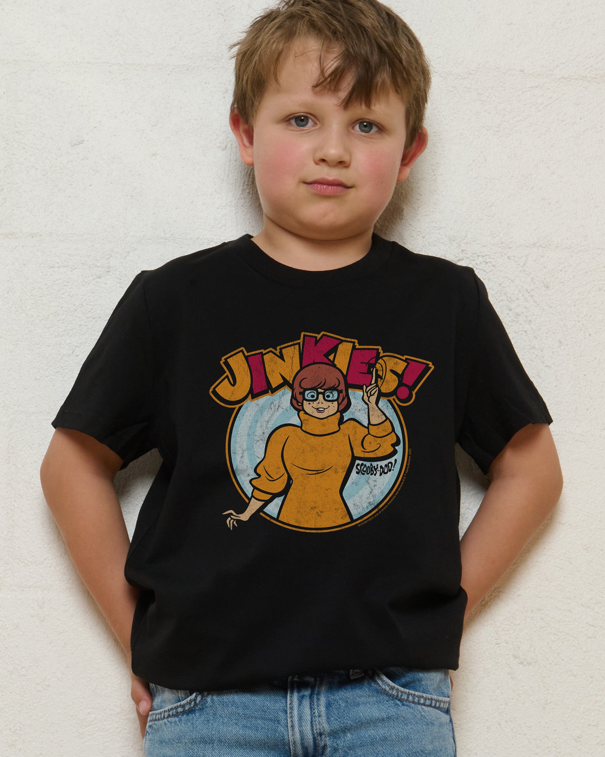 Jinkies Black Kids T-Shirt