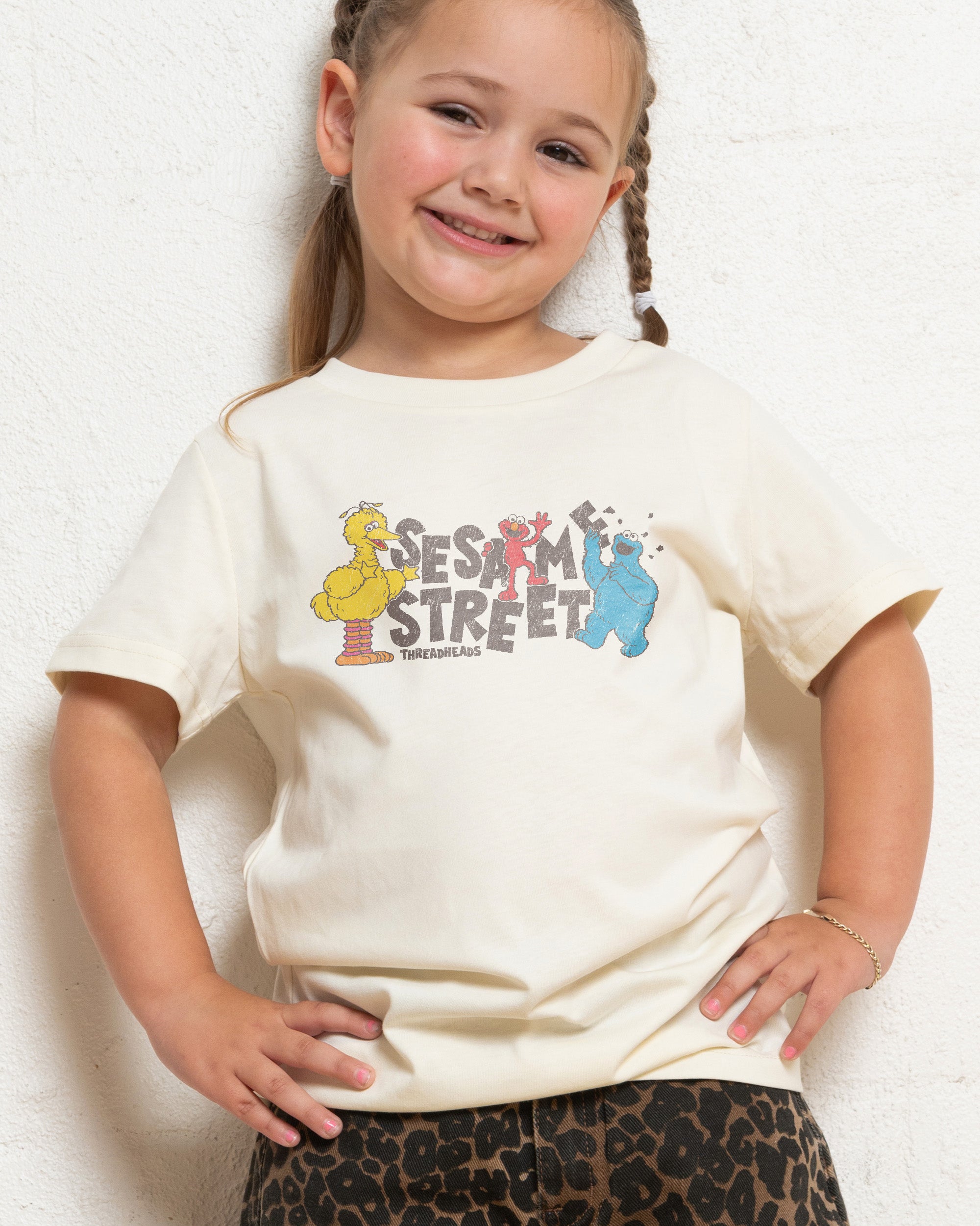 Sesame Street Hoops Natural Kids T-Shirt