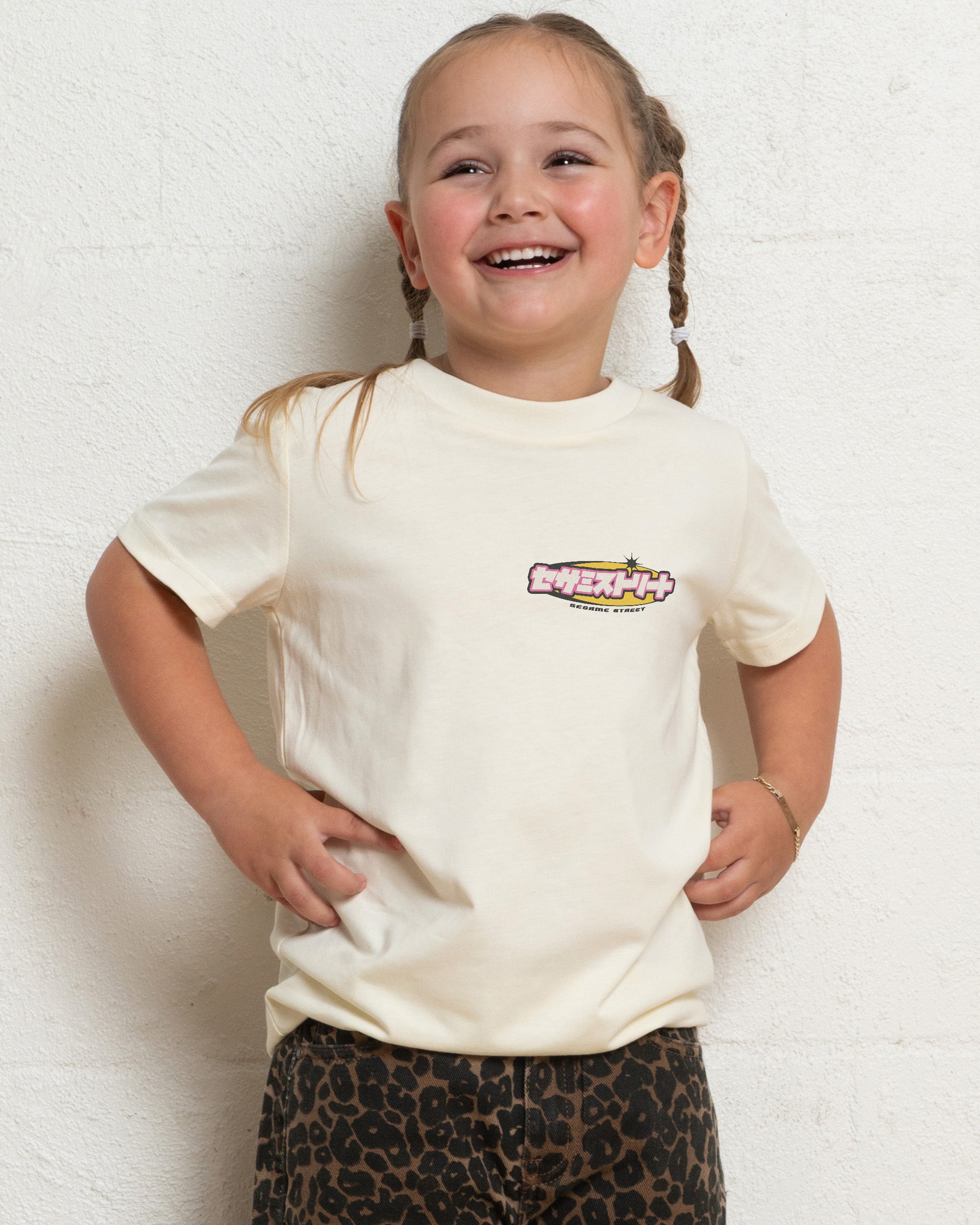 Y2K Sesame Street Natural Kids T-Shirt