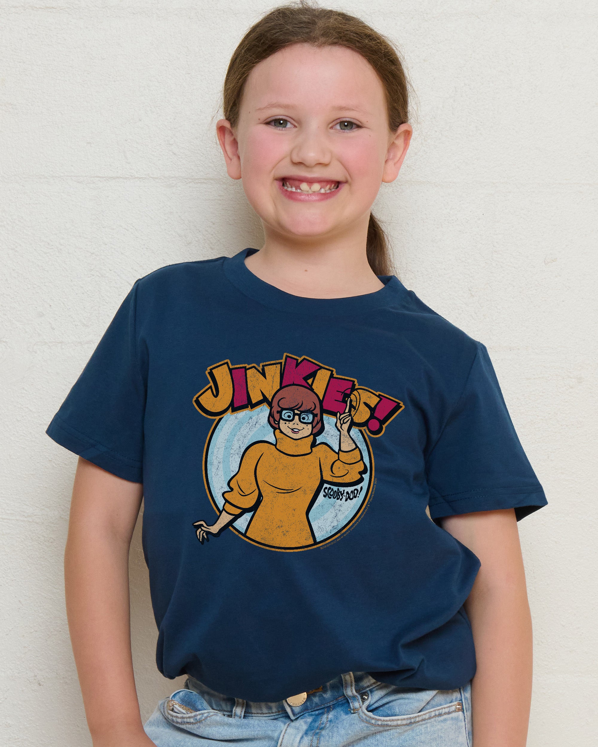 Jinkies Navy Kids T-Shirt