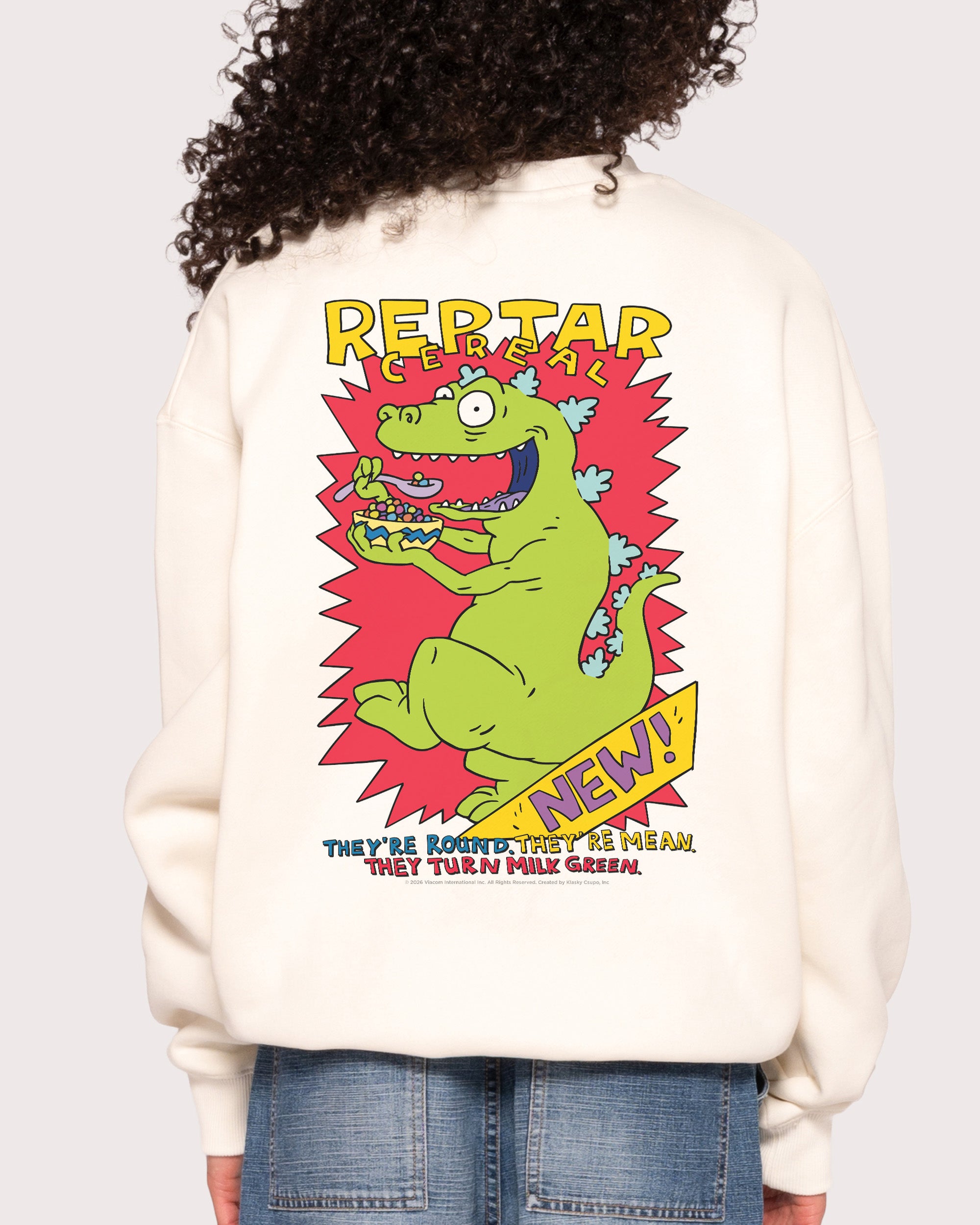 Reptar Cereal Natural Sweatshirt