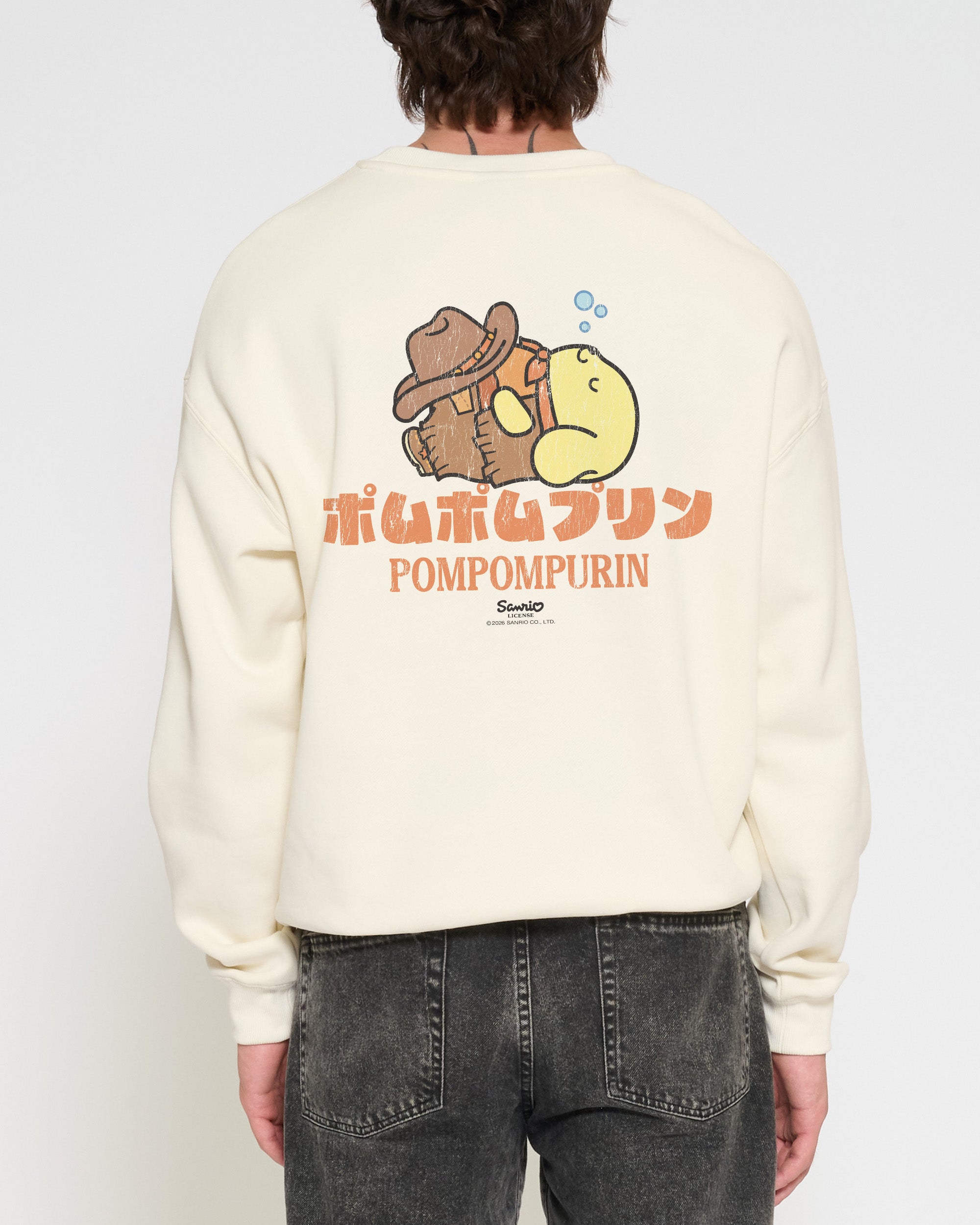 Pompompurin Yeehaw Sweatshirt Official Hello Kitty and Friends collab Threadheads