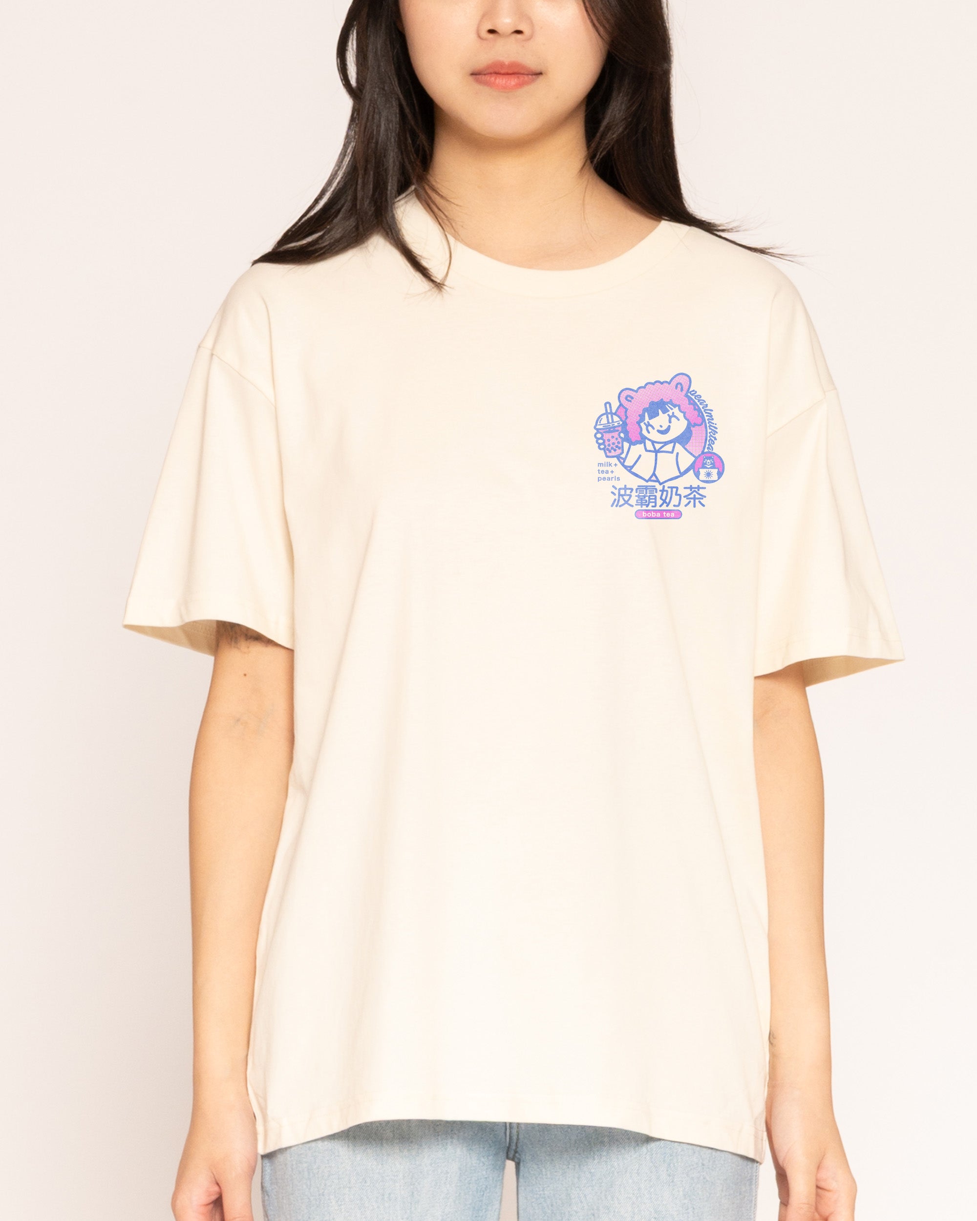Boba Tea Natural T-Shirt