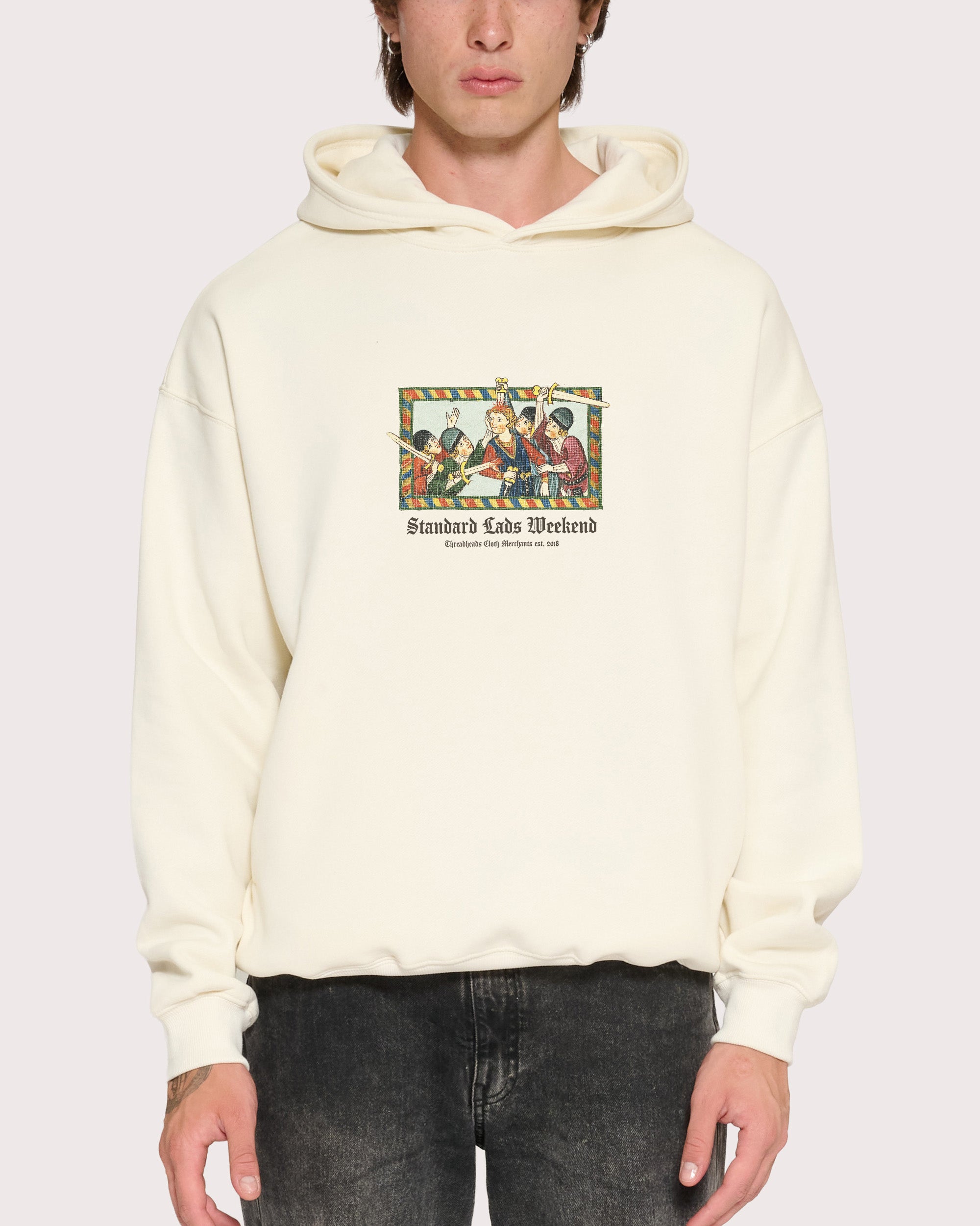 Standard Lads Weekend Natural Hoodie