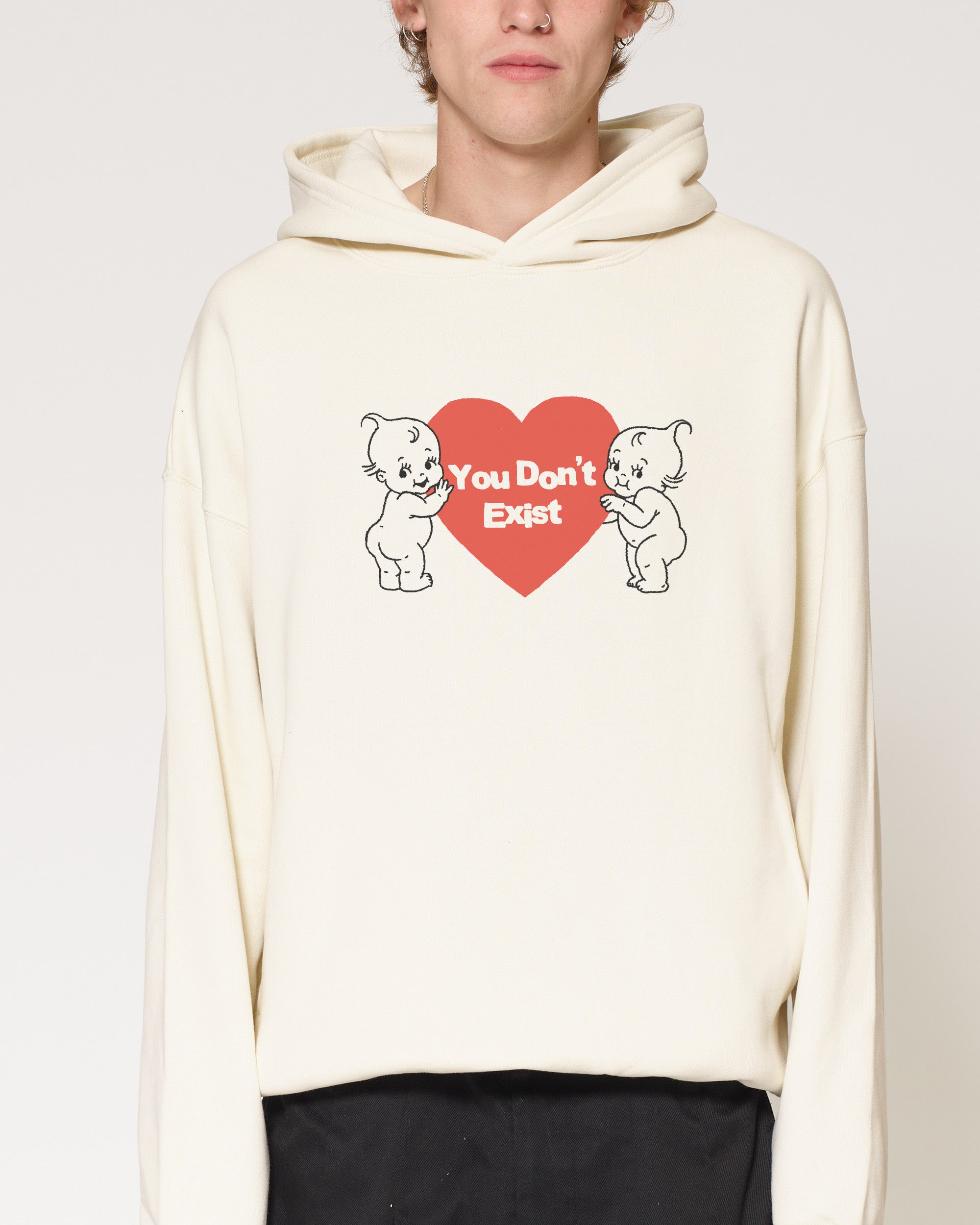 You Don’t Exist Natural Hoodie