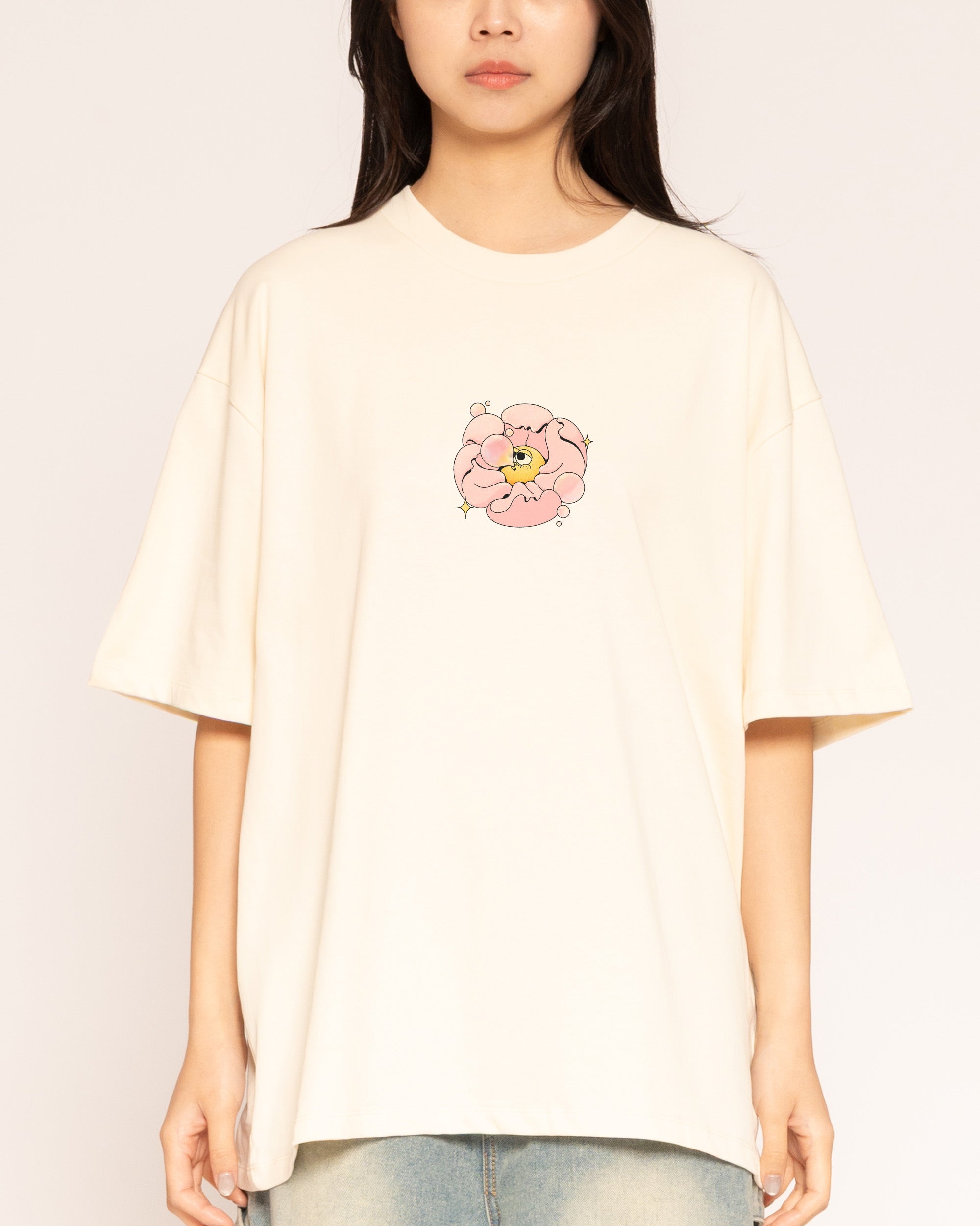 Bubble Blossom Oversized Tee – view 4