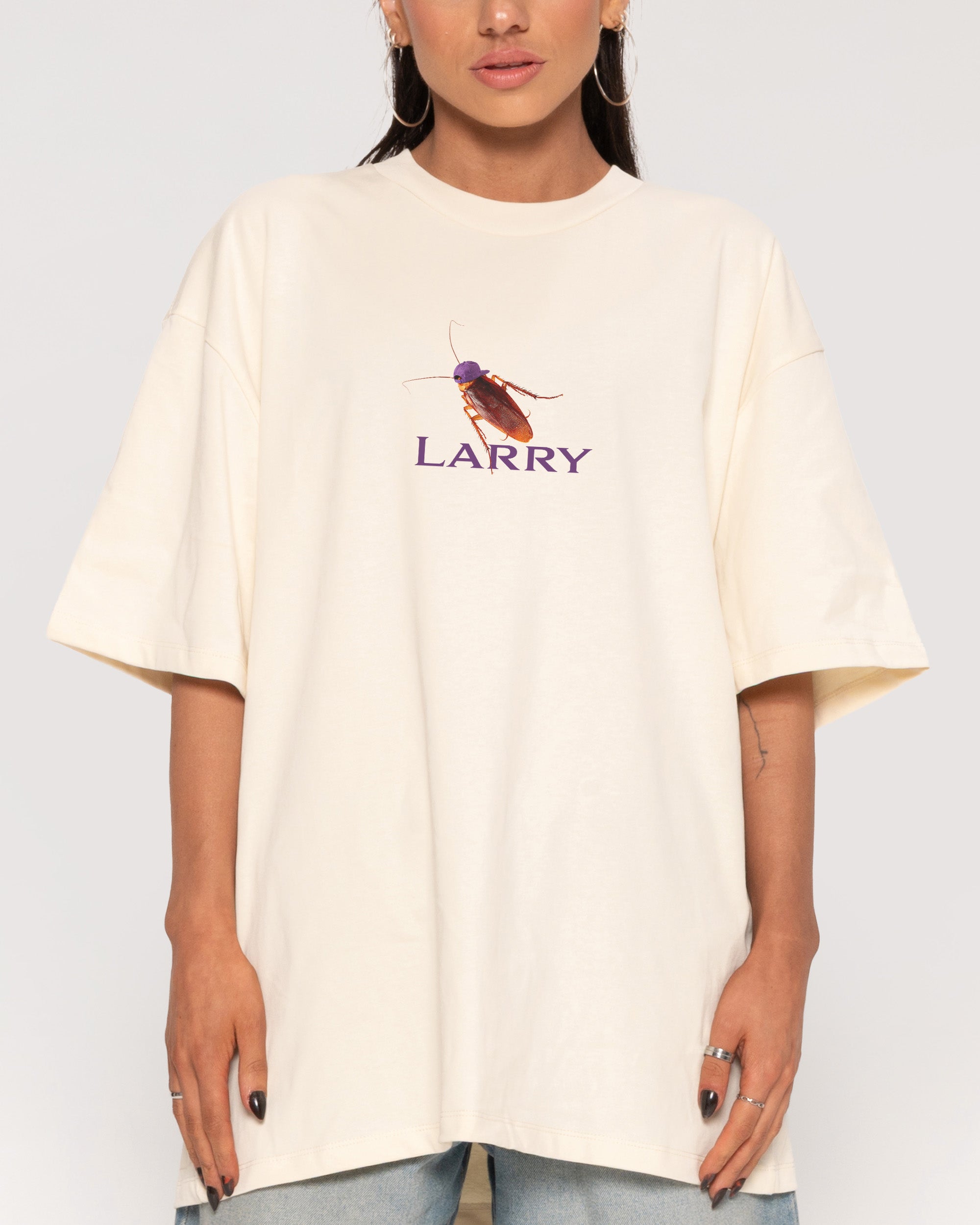 Larry Natural Oversized Tee