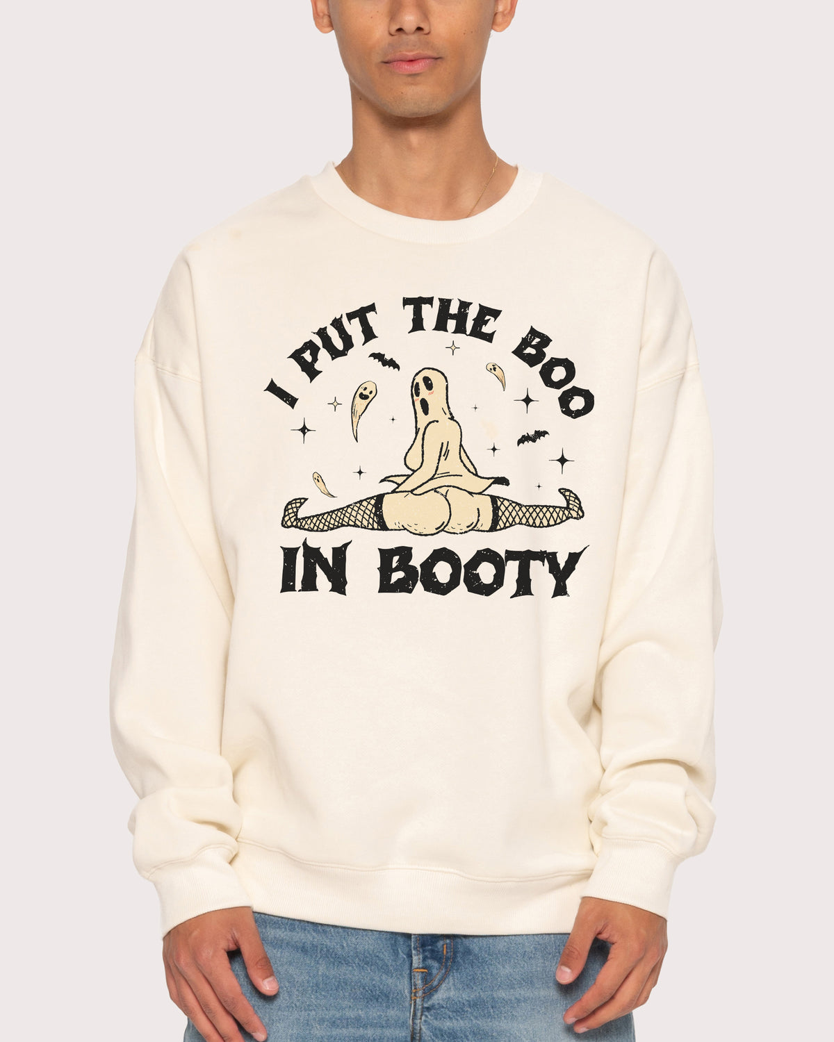 Boo in Booty Natural Sweatshirt