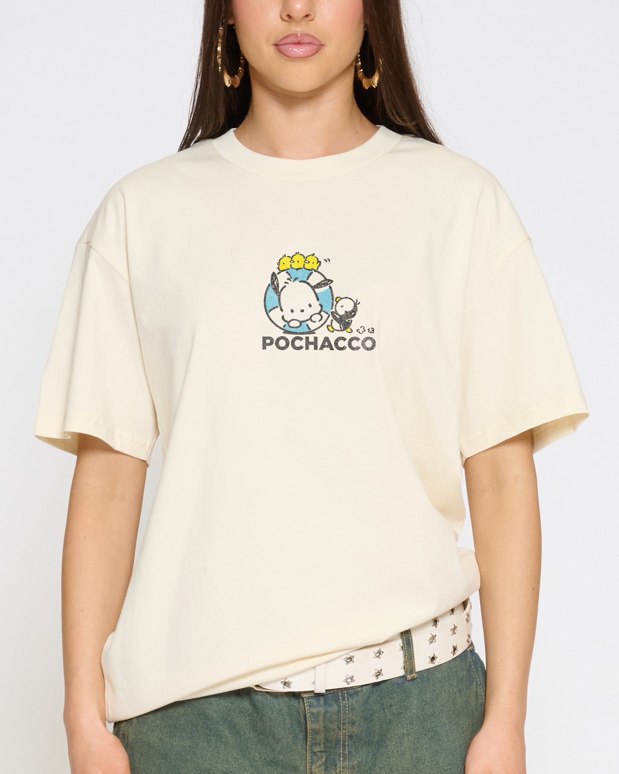 Pochacco Summer Stroll T-Shirt Official Hello Kitty and Friends collab Threadheads