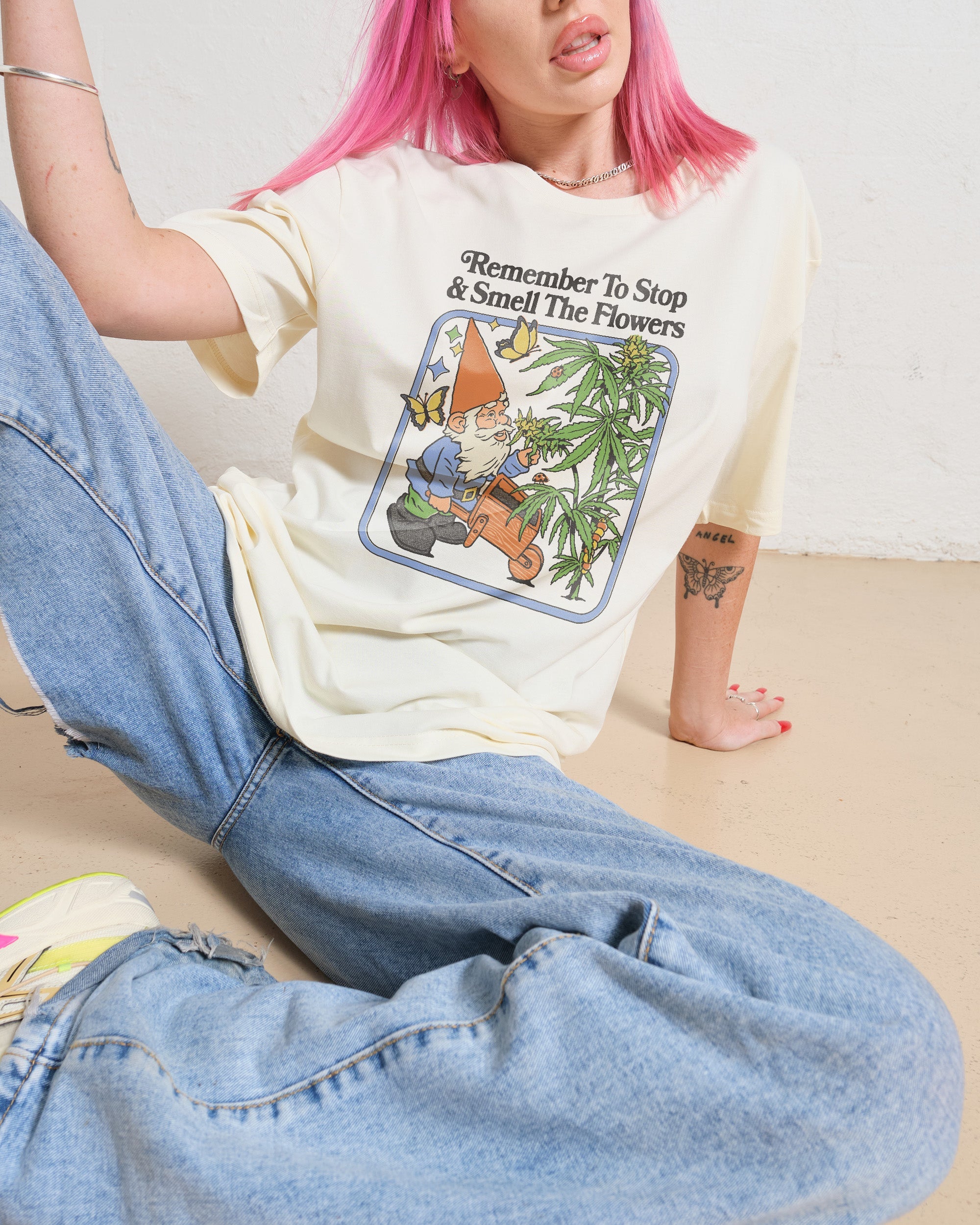 Smell The Flowers T-Shirt Australia Online