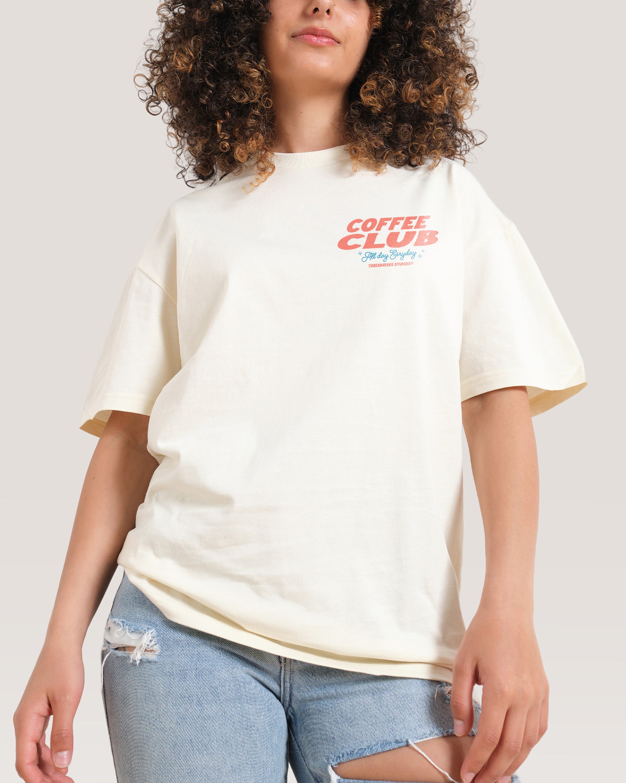 Coffee Club Natural T-Shirt