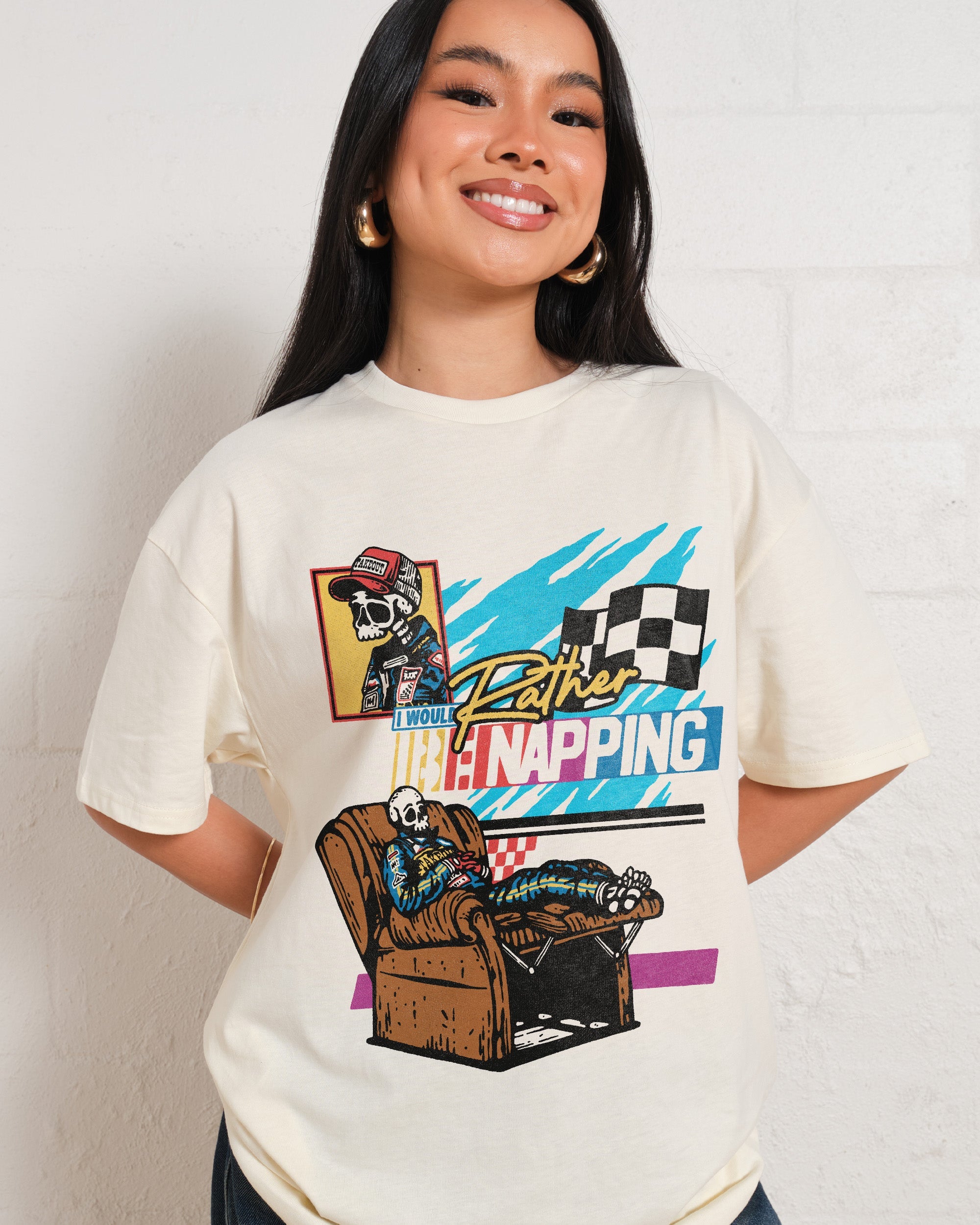 I Would Rather Be Napping T-Shirt Australia Online