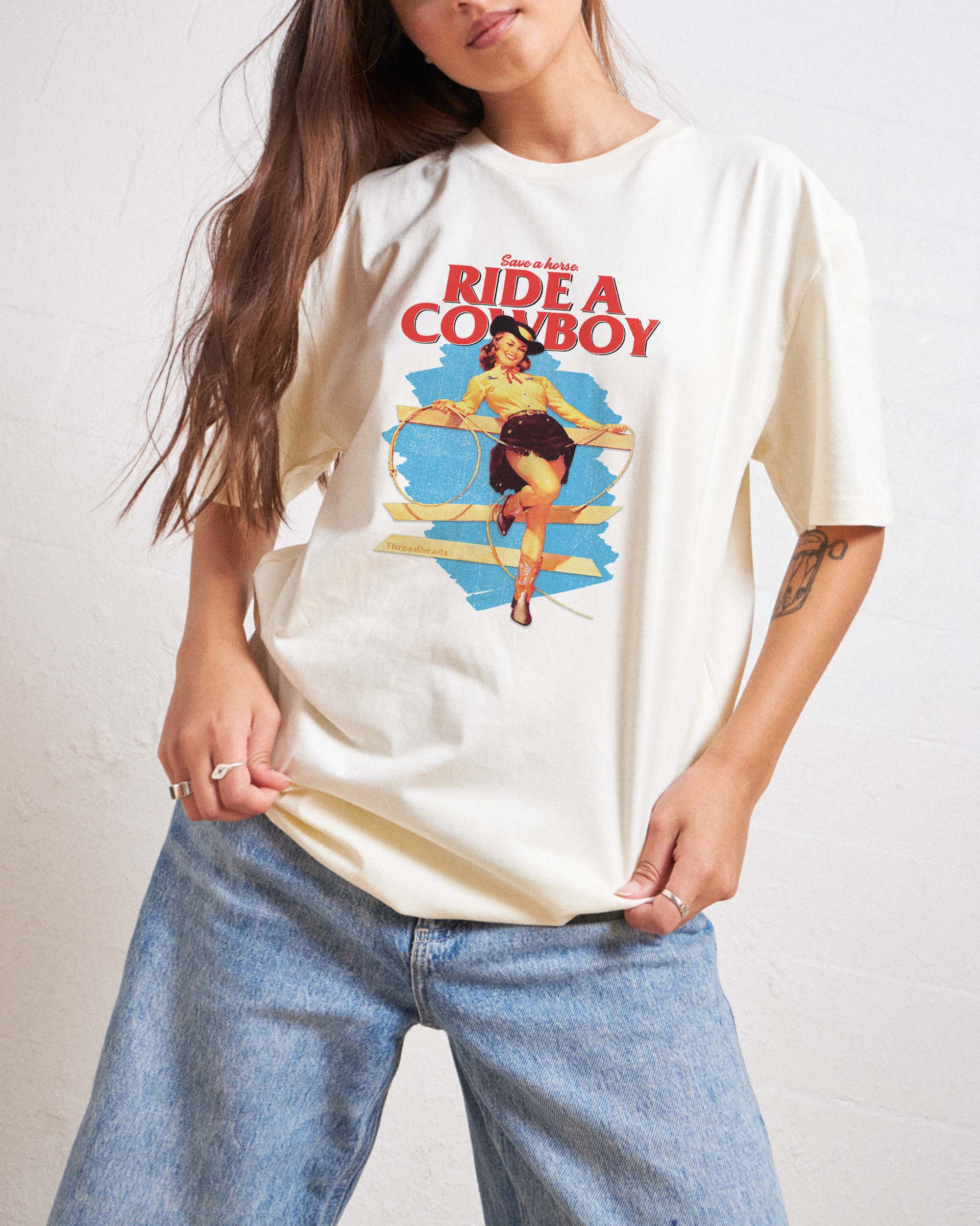 Save a Horse, Ride a Cowboy T-Shirt Australia Online