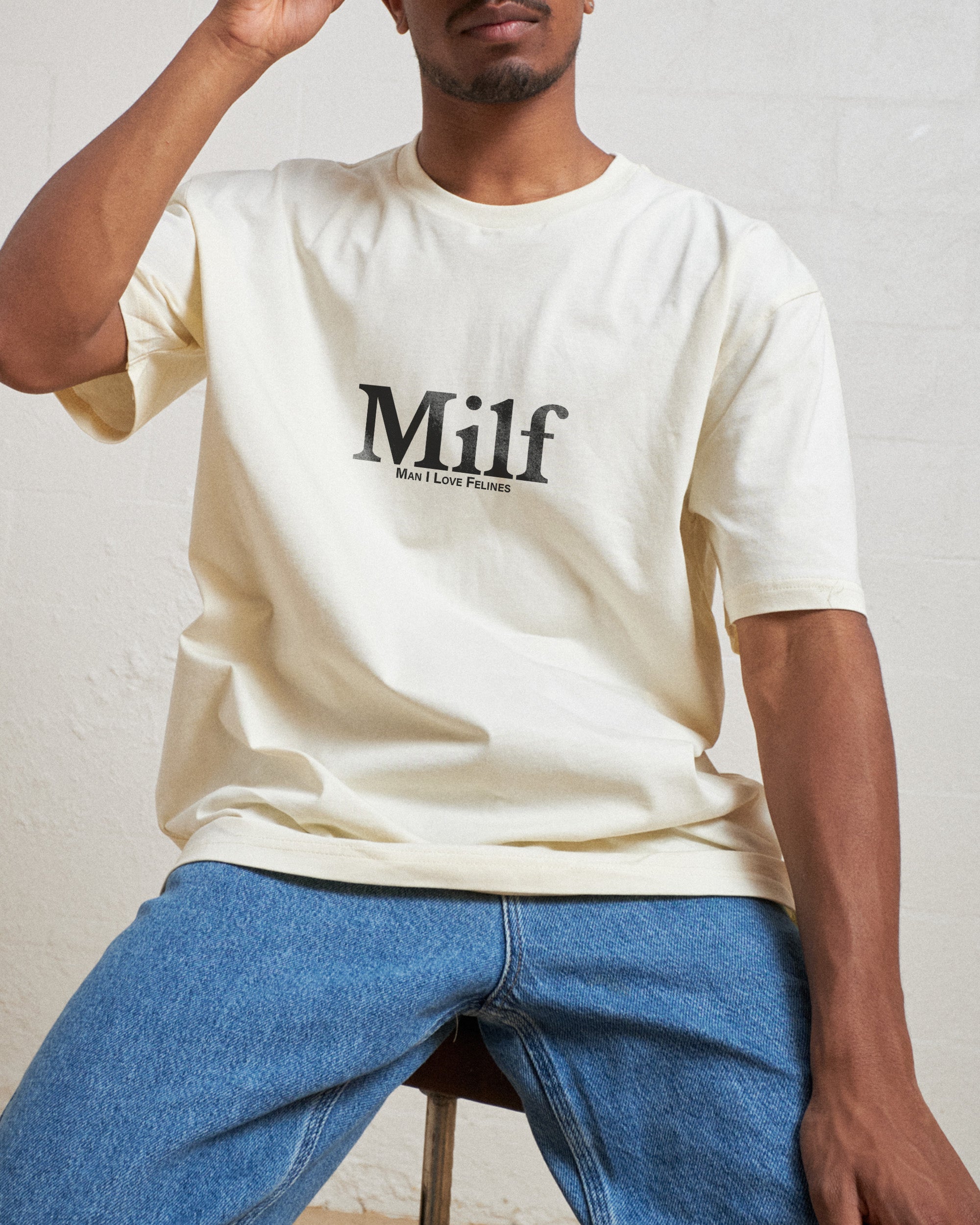 Man I Love Felines Front and Back T-Shirt Australia Online