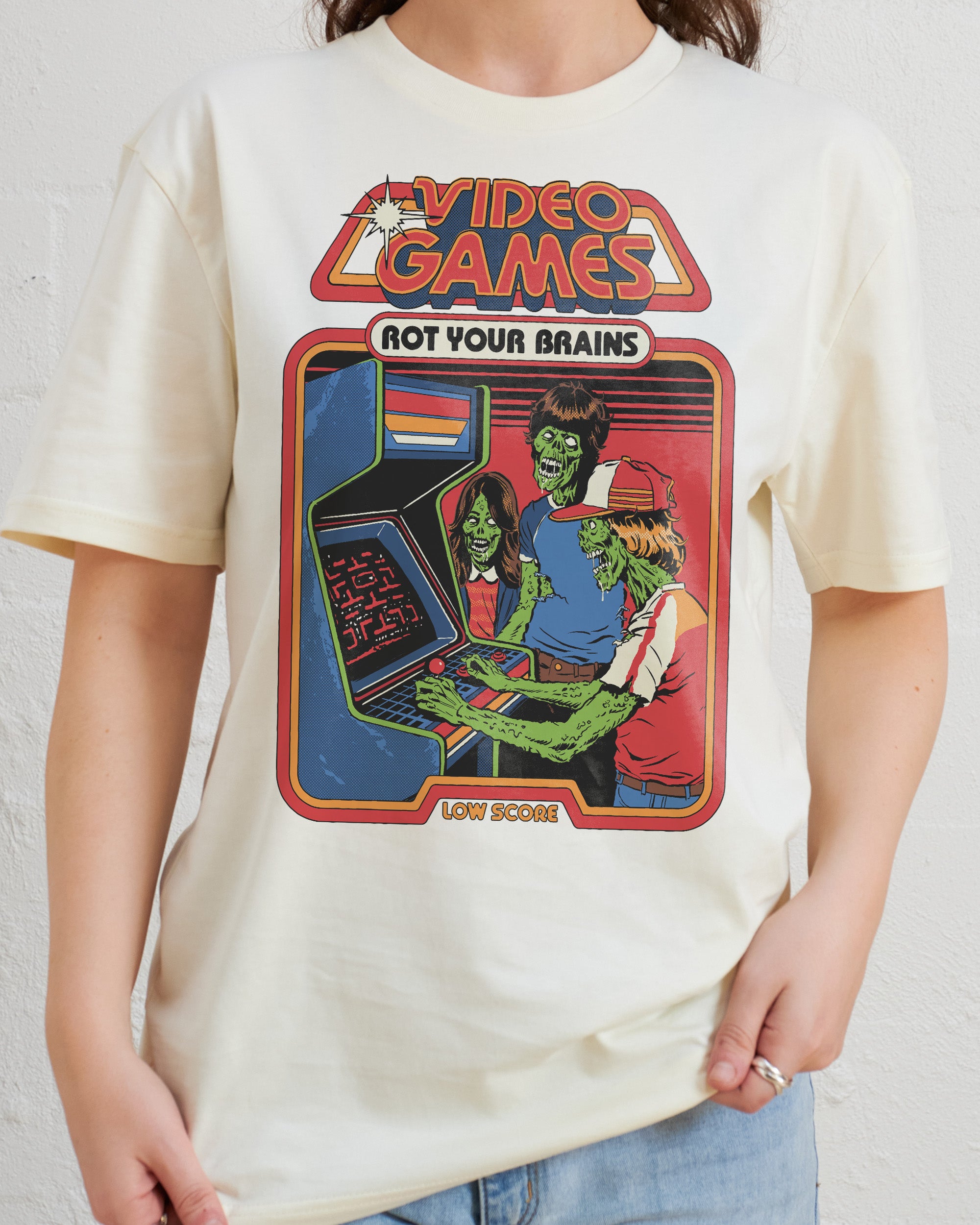 Video Games Rot Your Brains T-Shirt Australia Online