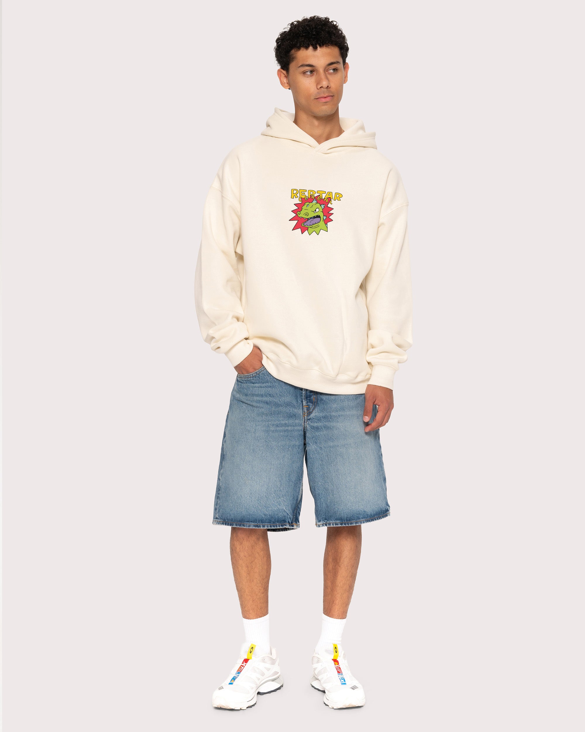 Reptar Cereal Natural Hoodie