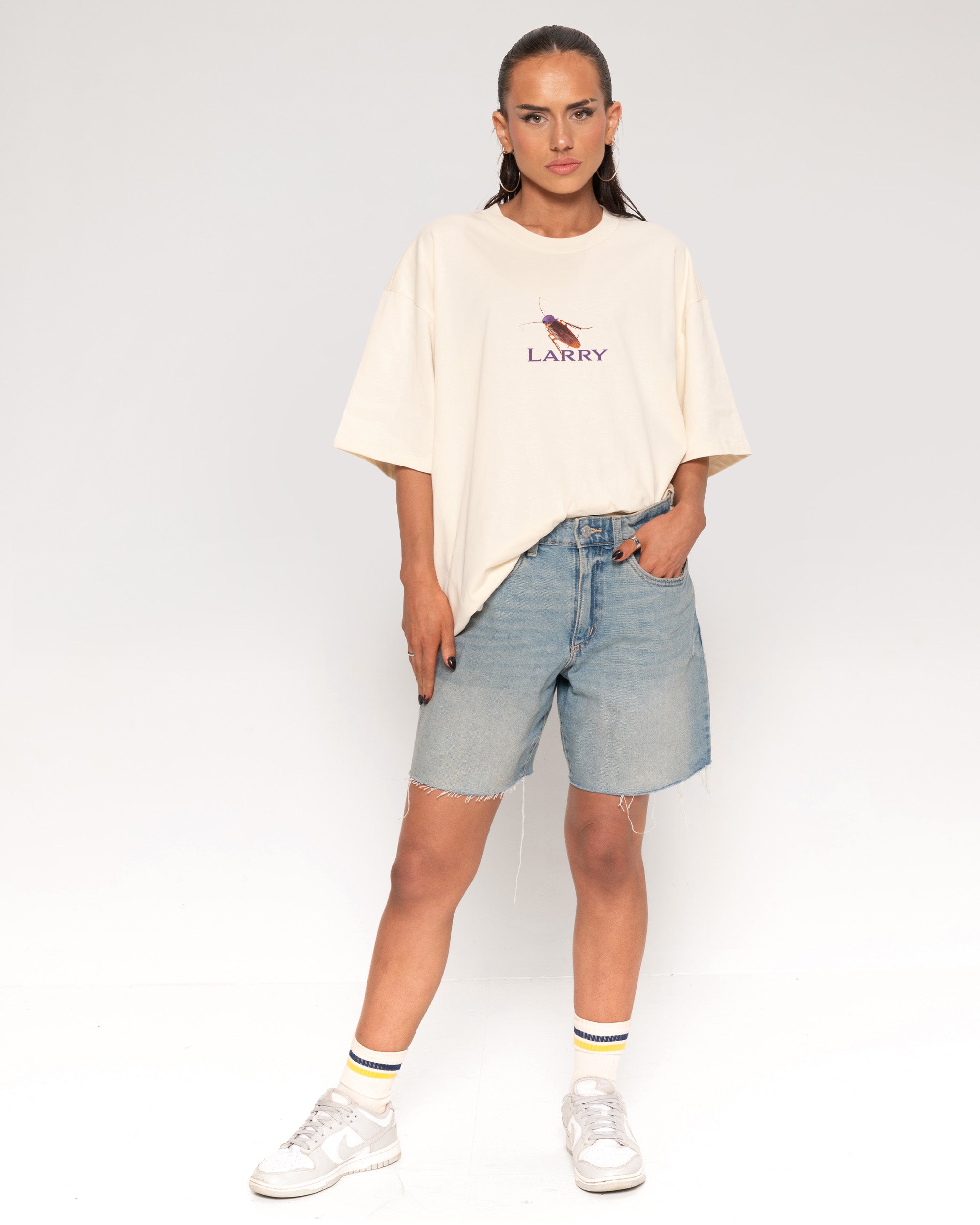 Larry Natural Oversized Tee