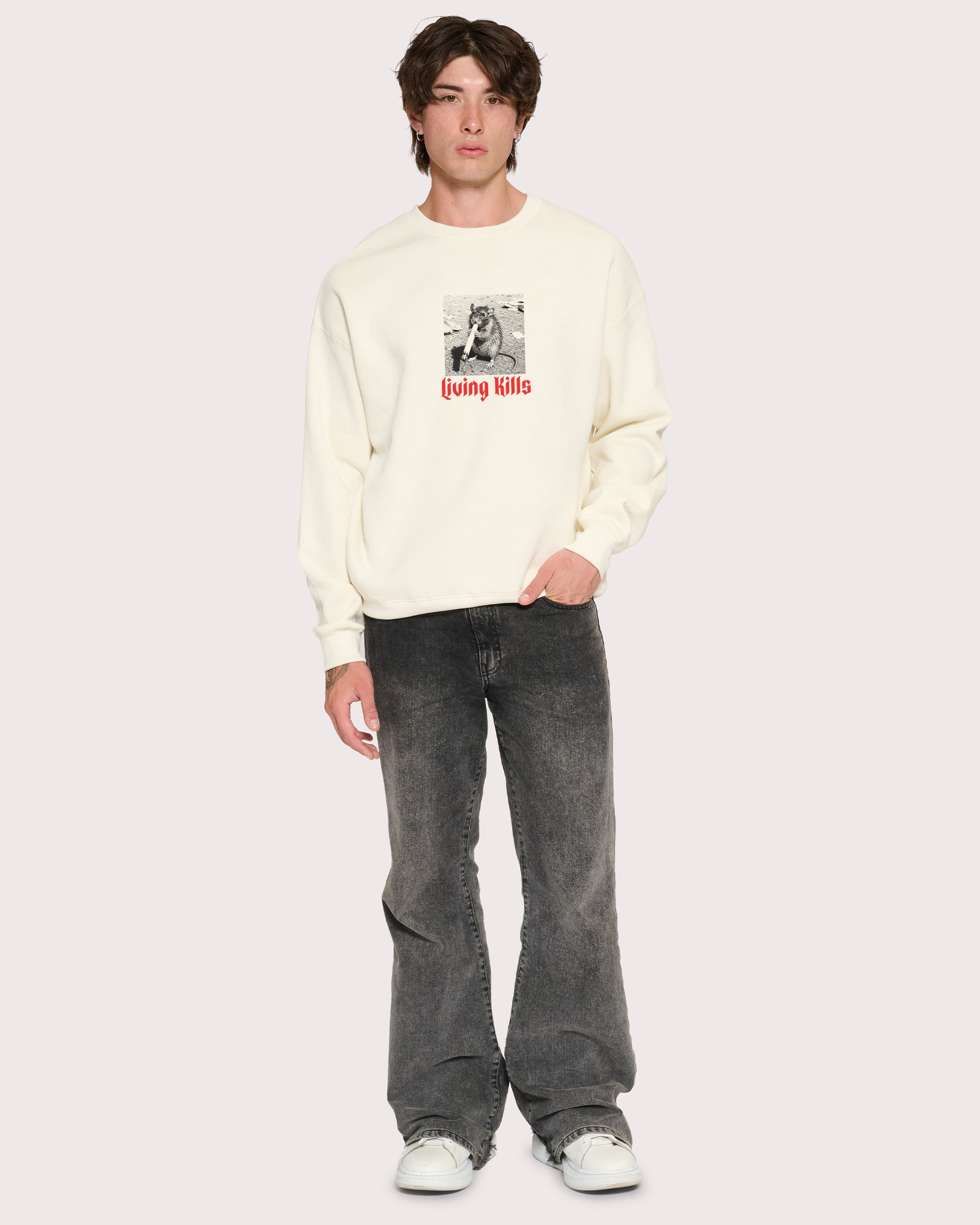 Living Kills Natural Sweatshirt