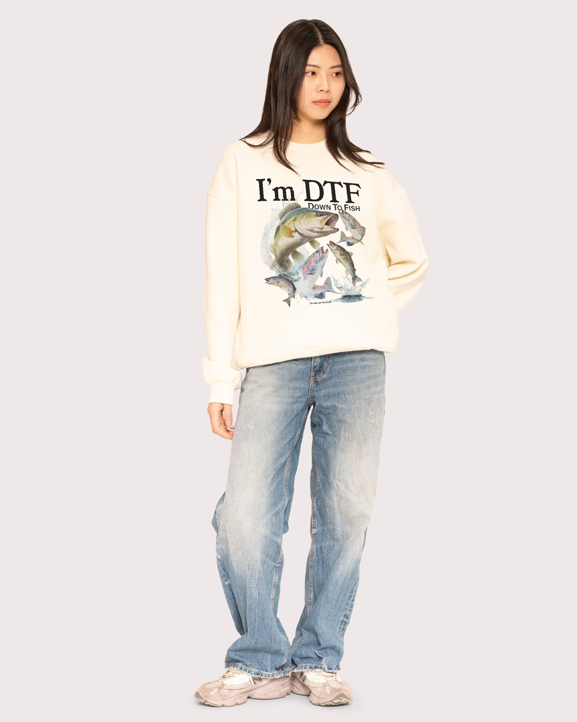 I’m DTF Natural Sweatshirt
