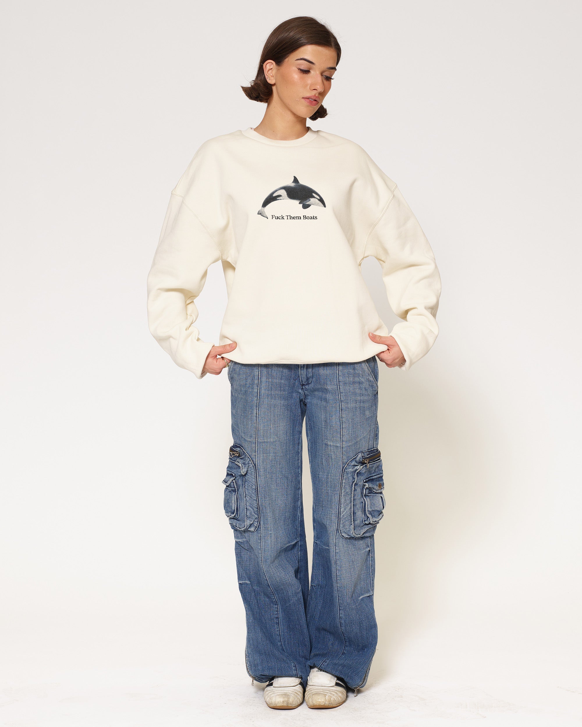 Fuck Them Boats Sweatshirt – view 4