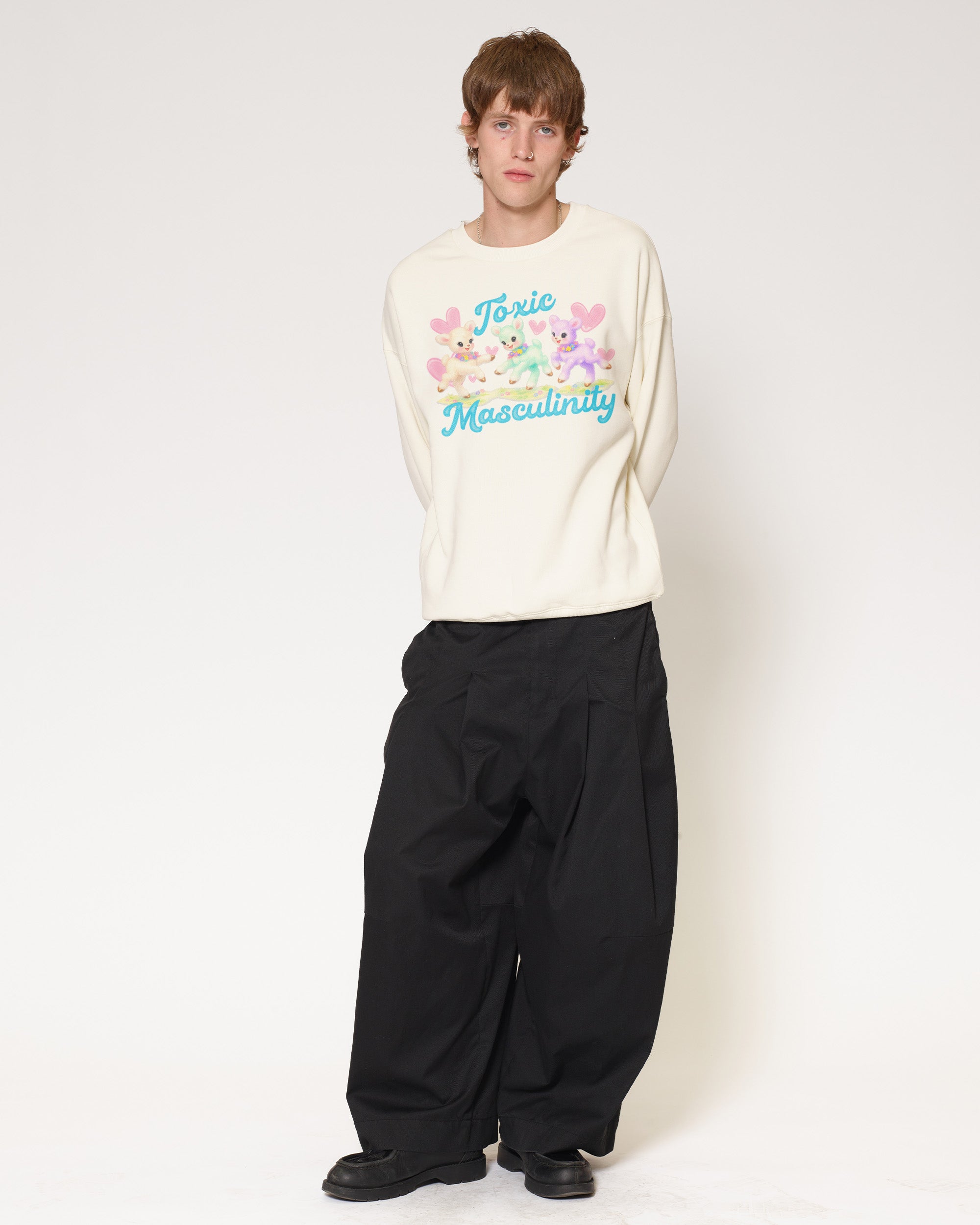 Toxic Masculinity Natural Sweatshirt