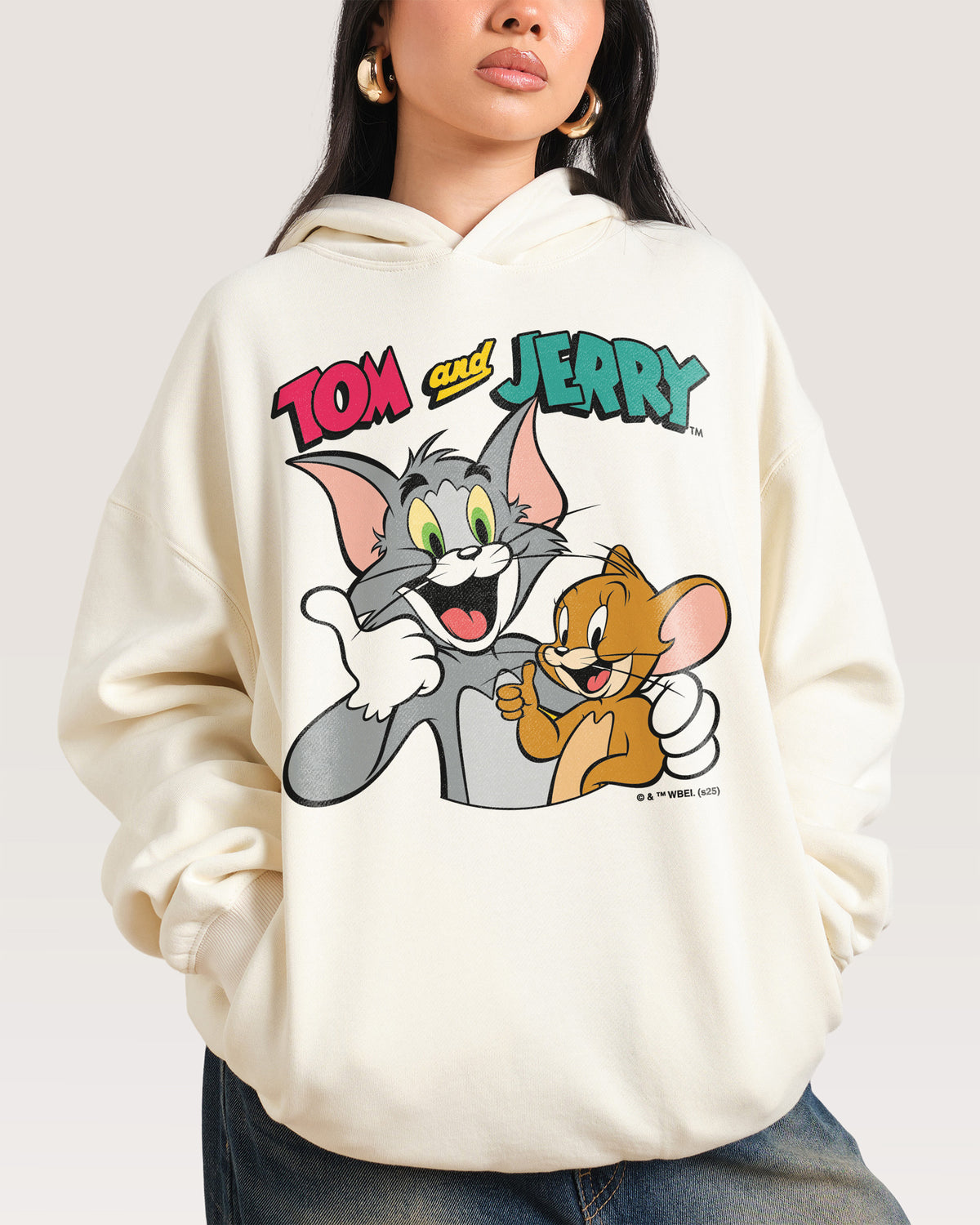 Troublemakers Natural Hoodie