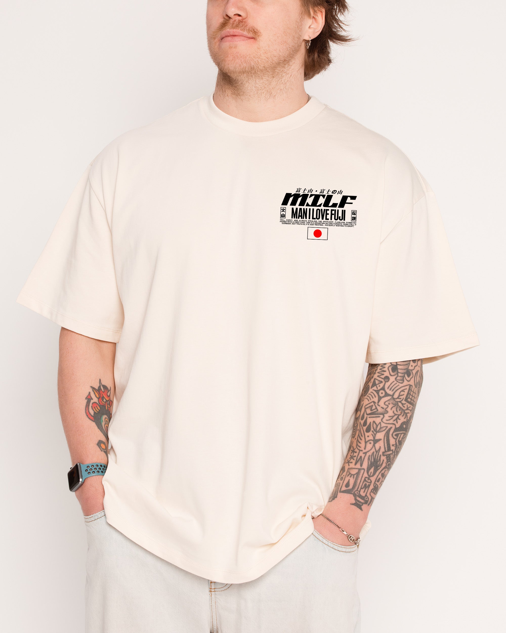 MILF Fuji Natural Oversized Tee