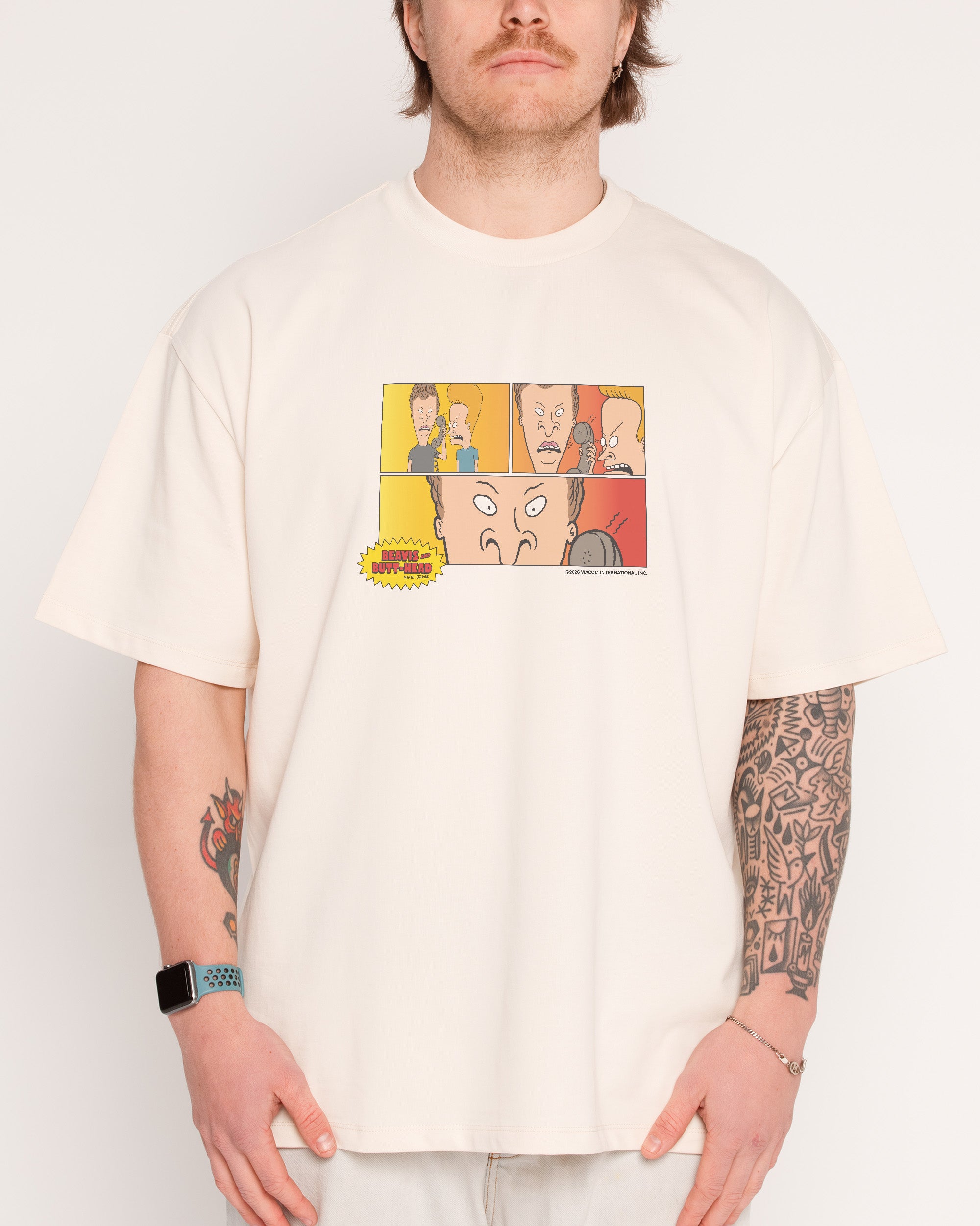 The Call Natural Oversized Tee