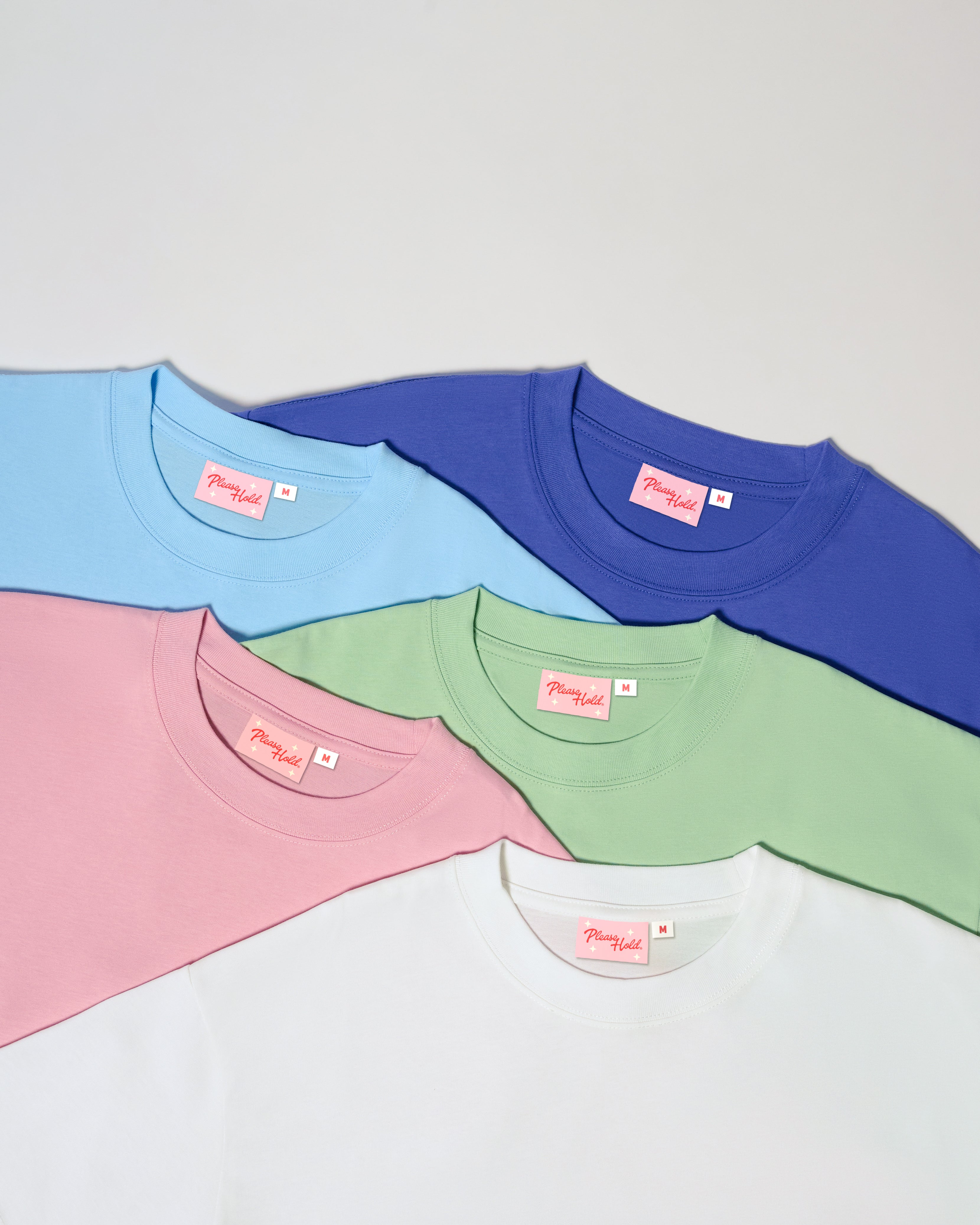 Boxy Crop Tee 5-Pack: Dusk, Pale Blue, Pistachio, Pink, White Blank Boxy Crop Tee – view 7