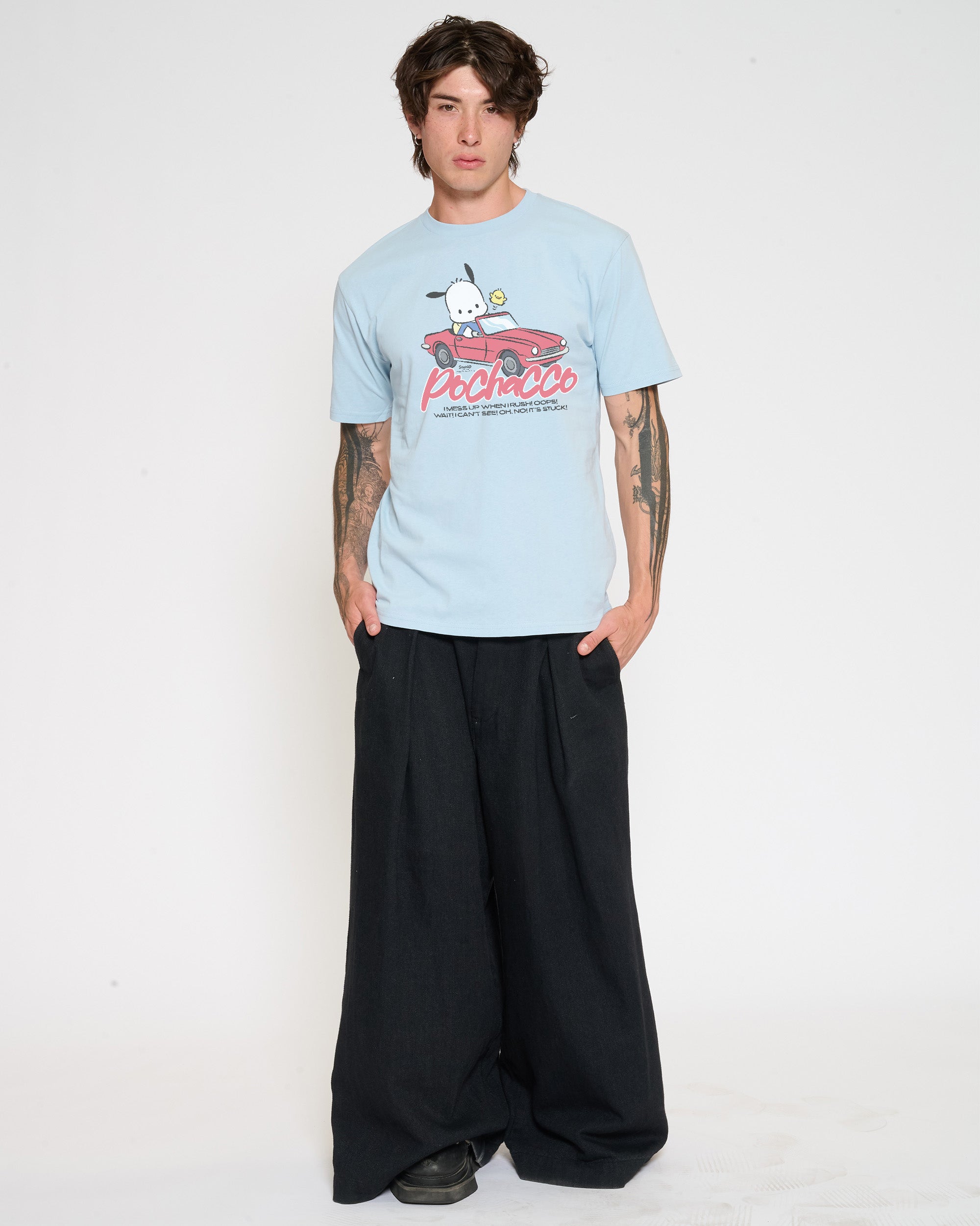Pochacco Peak Hour T-Shirt Official Hello Kitty and Friends collab Threadheads