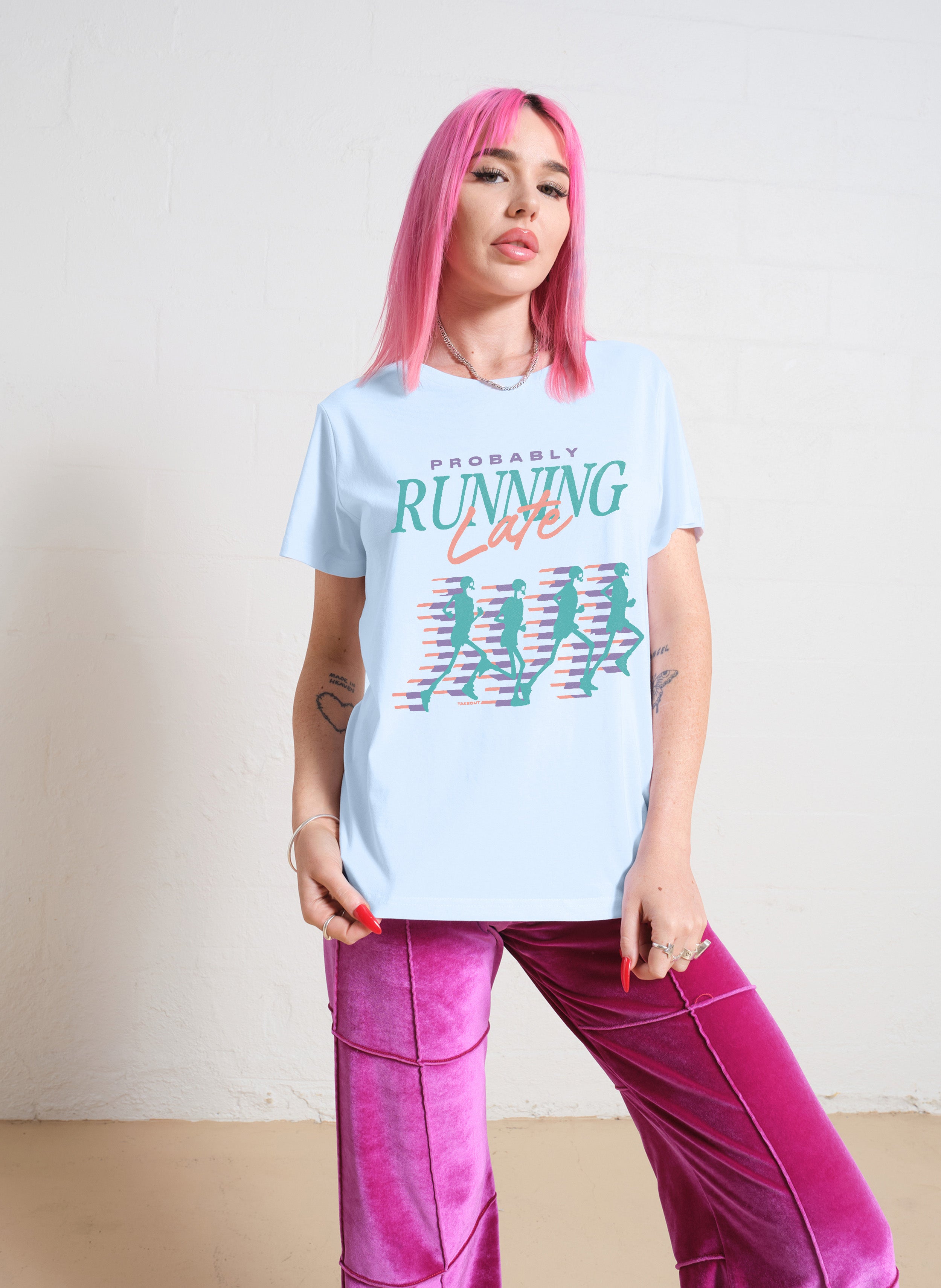 Probably Running Late Women's Tee Online Australia