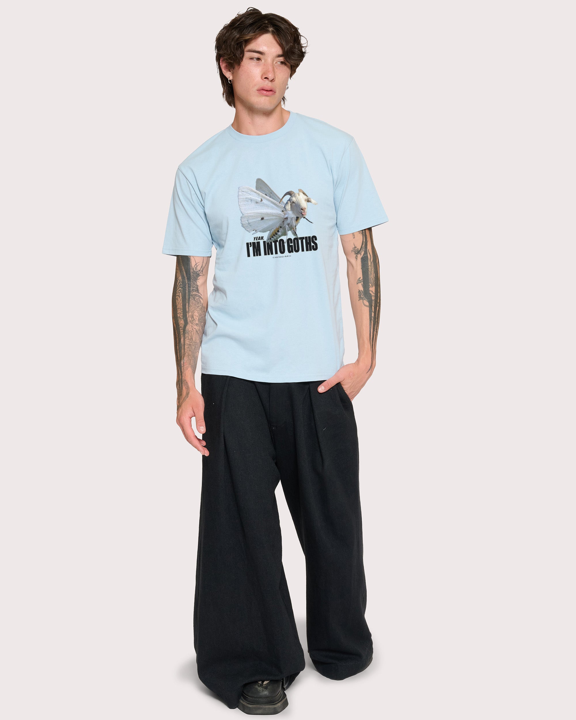I’m Into Goths Pale Blue T-Shirt