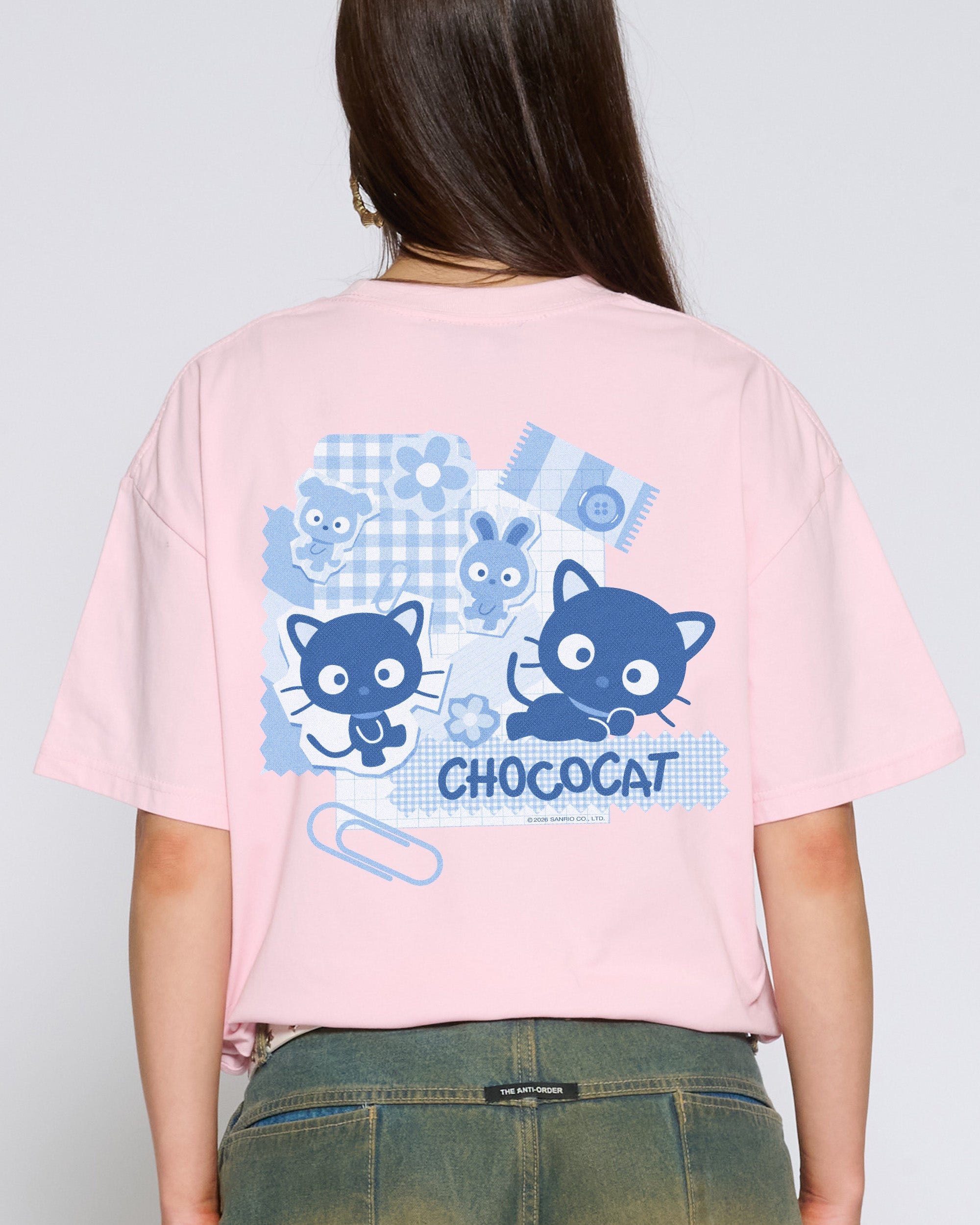 Chococat Scrapbook T-Shirt Official Hello Kitty and Friends collab Threadheads