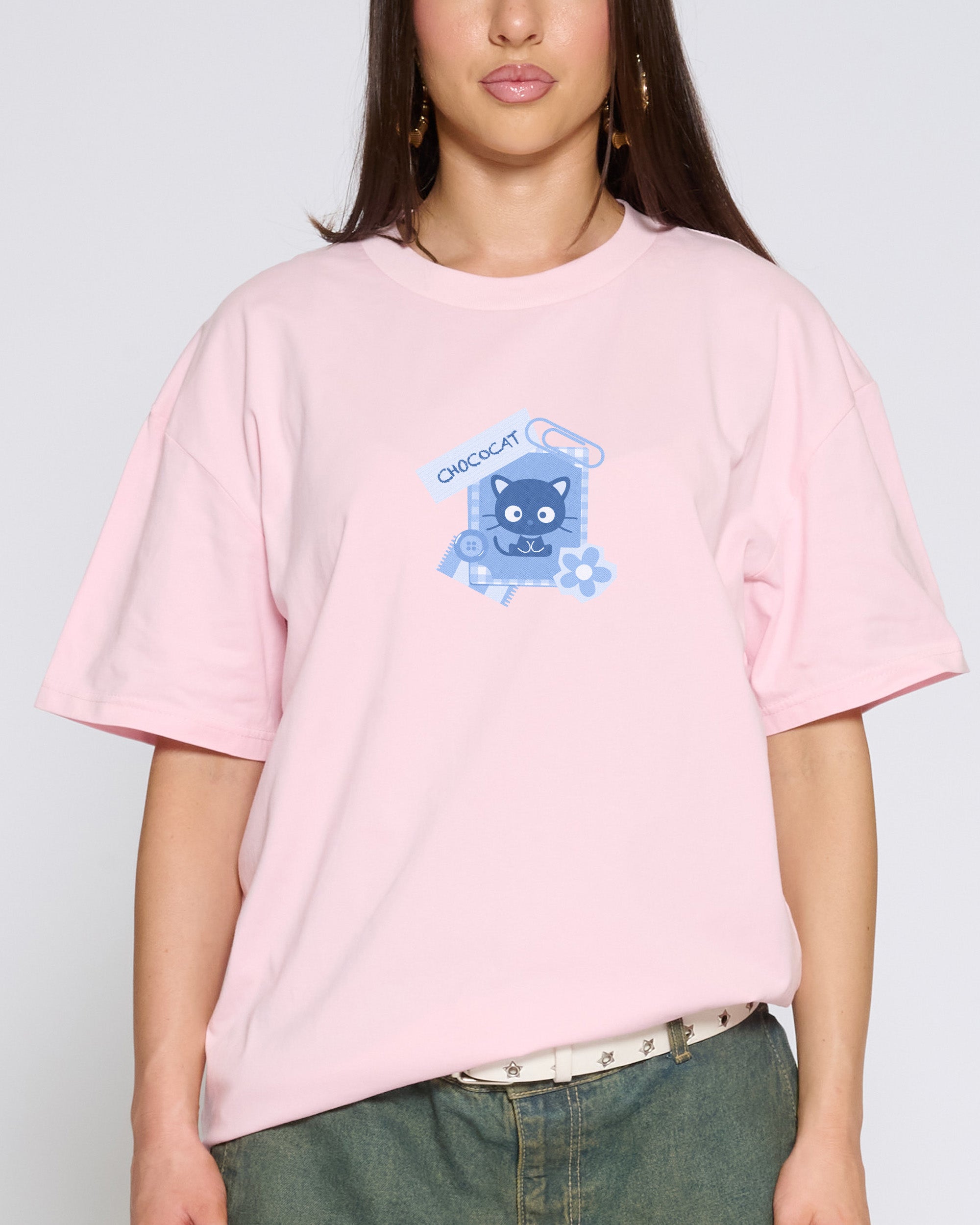 Chococat Scrapbook T-Shirt Official Hello Kitty and Friends collab Threadheads