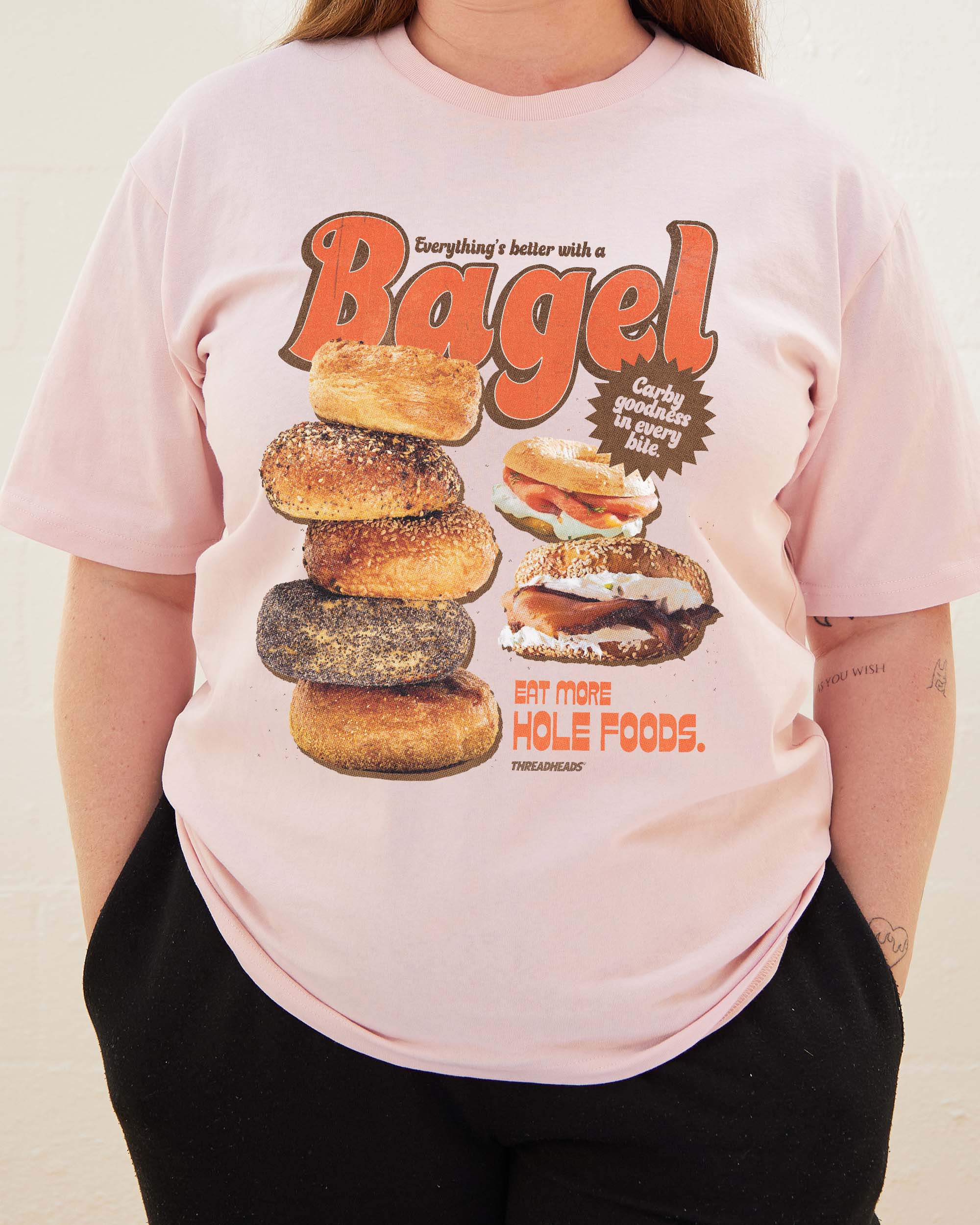 Everything's Better with a Bagel T-Shirt Australia Online