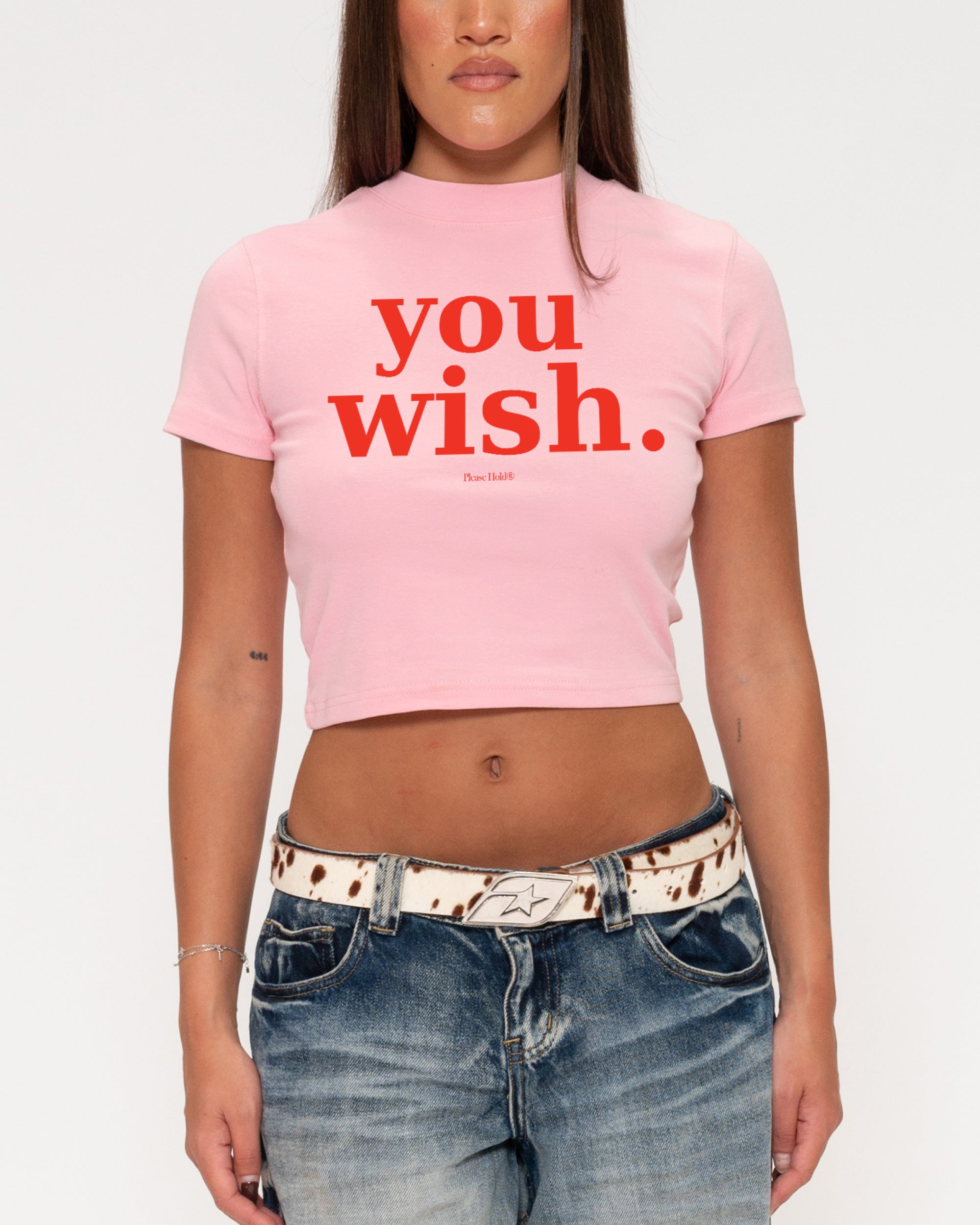 You Wish Pink Baby Tee