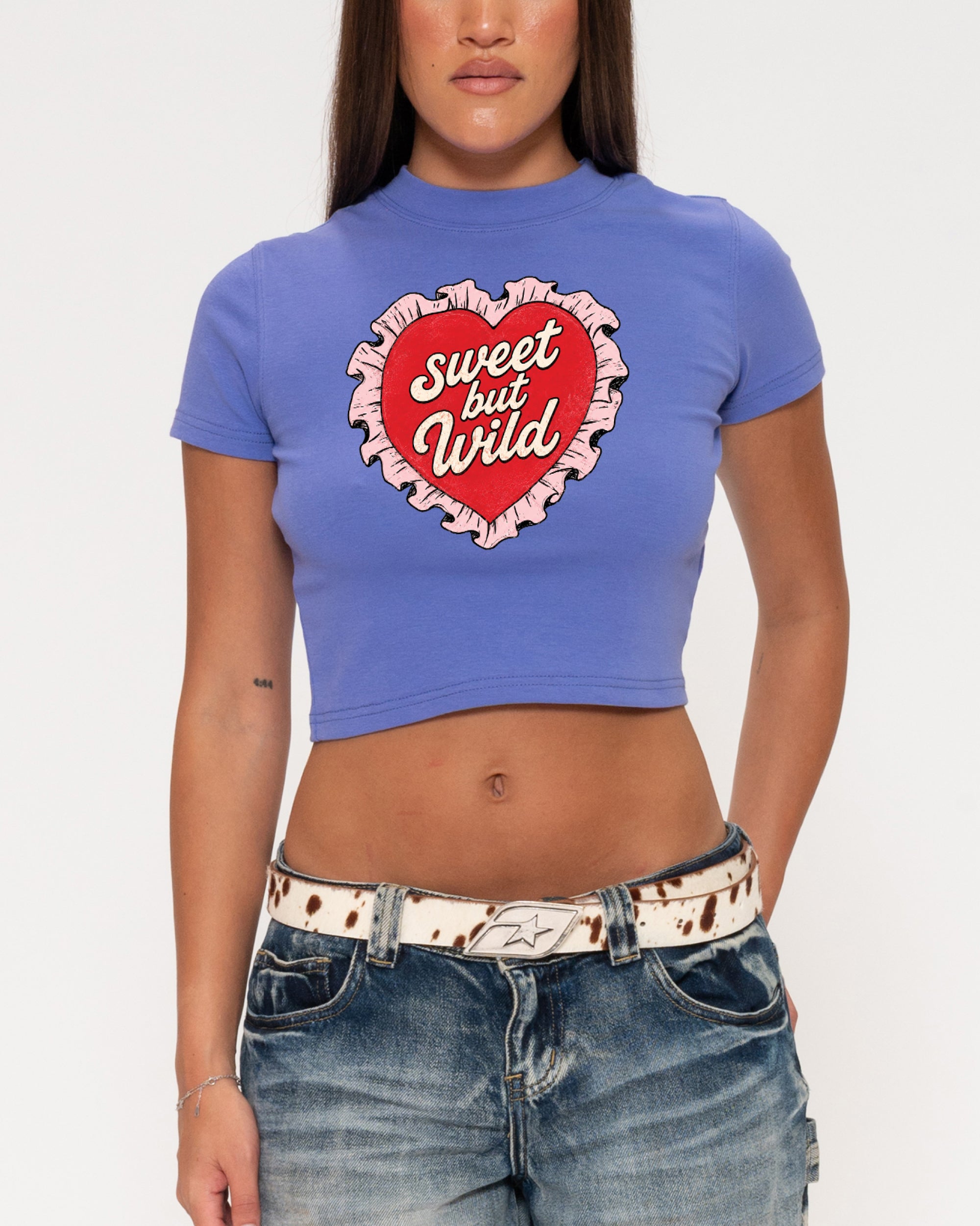 Sweet But Wild Purple Baby Tee