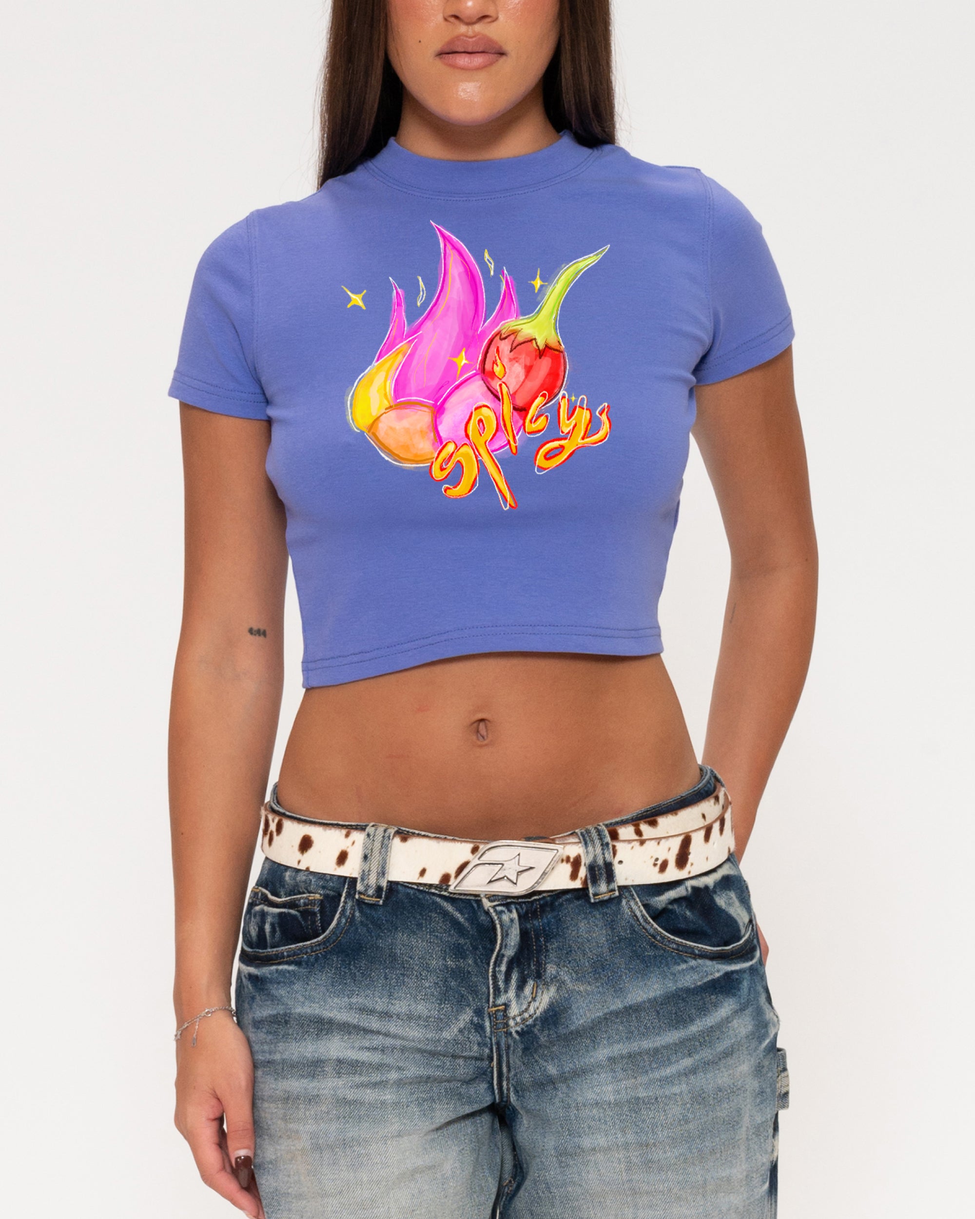 Spicy Purple Baby Tee
