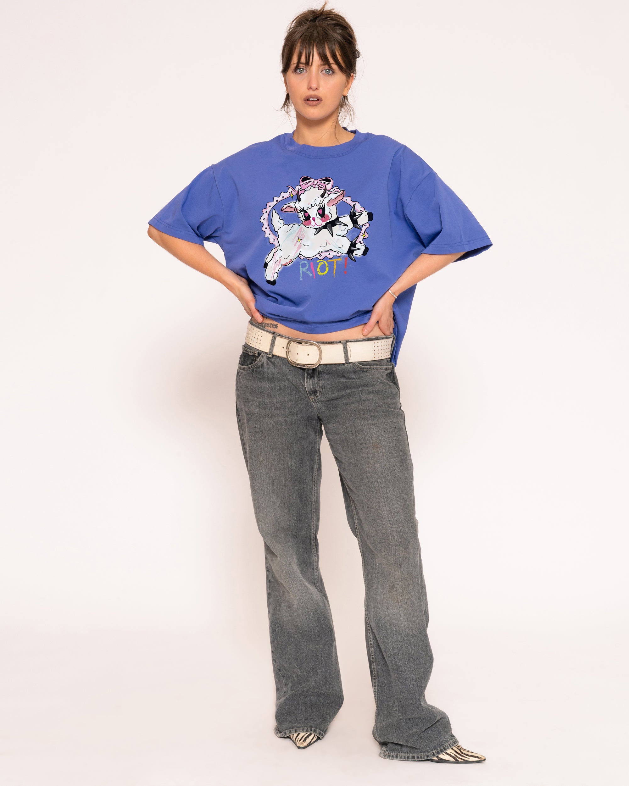 Riot Boxy Crop Tee