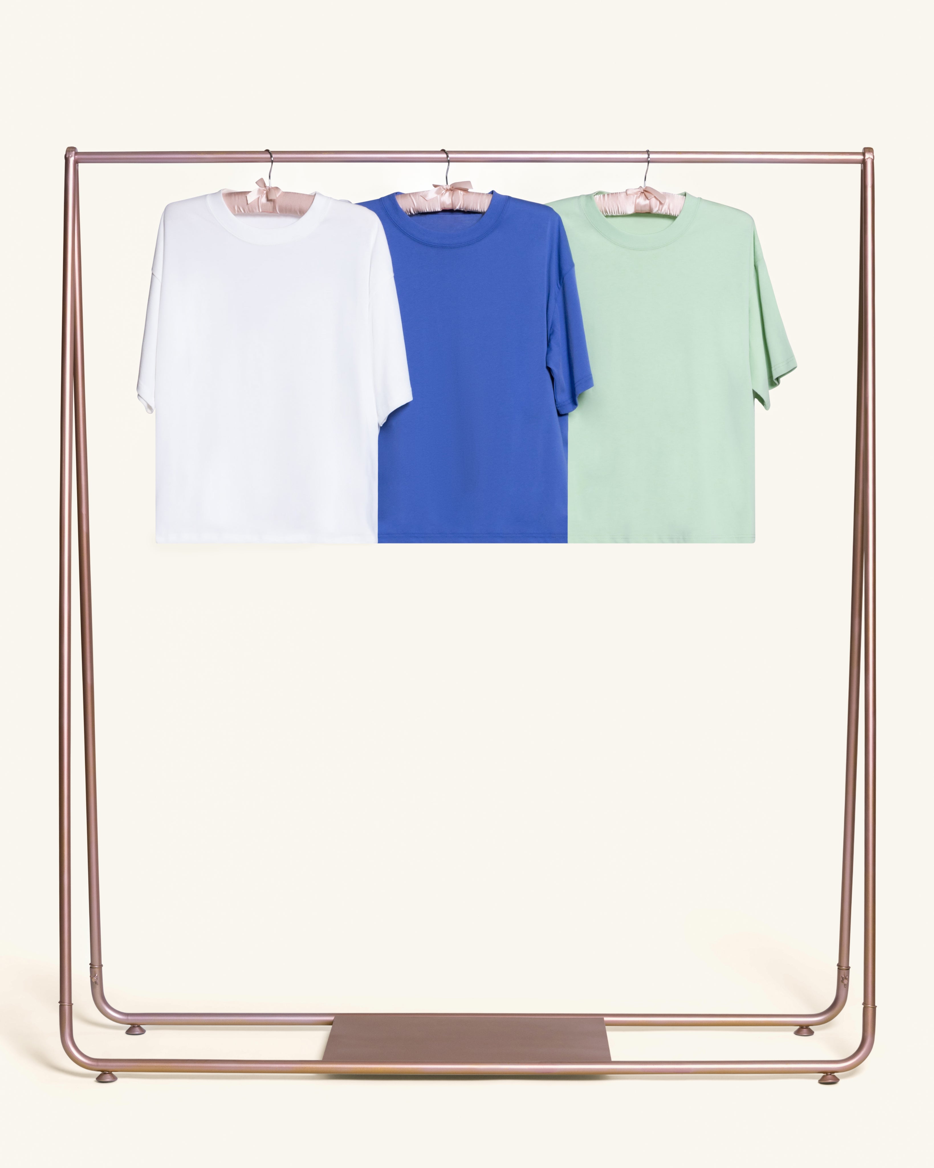 Boxy Crop Tee 3-Pack: Dusk, Pistachio, White Blank Boxy Crop Tee