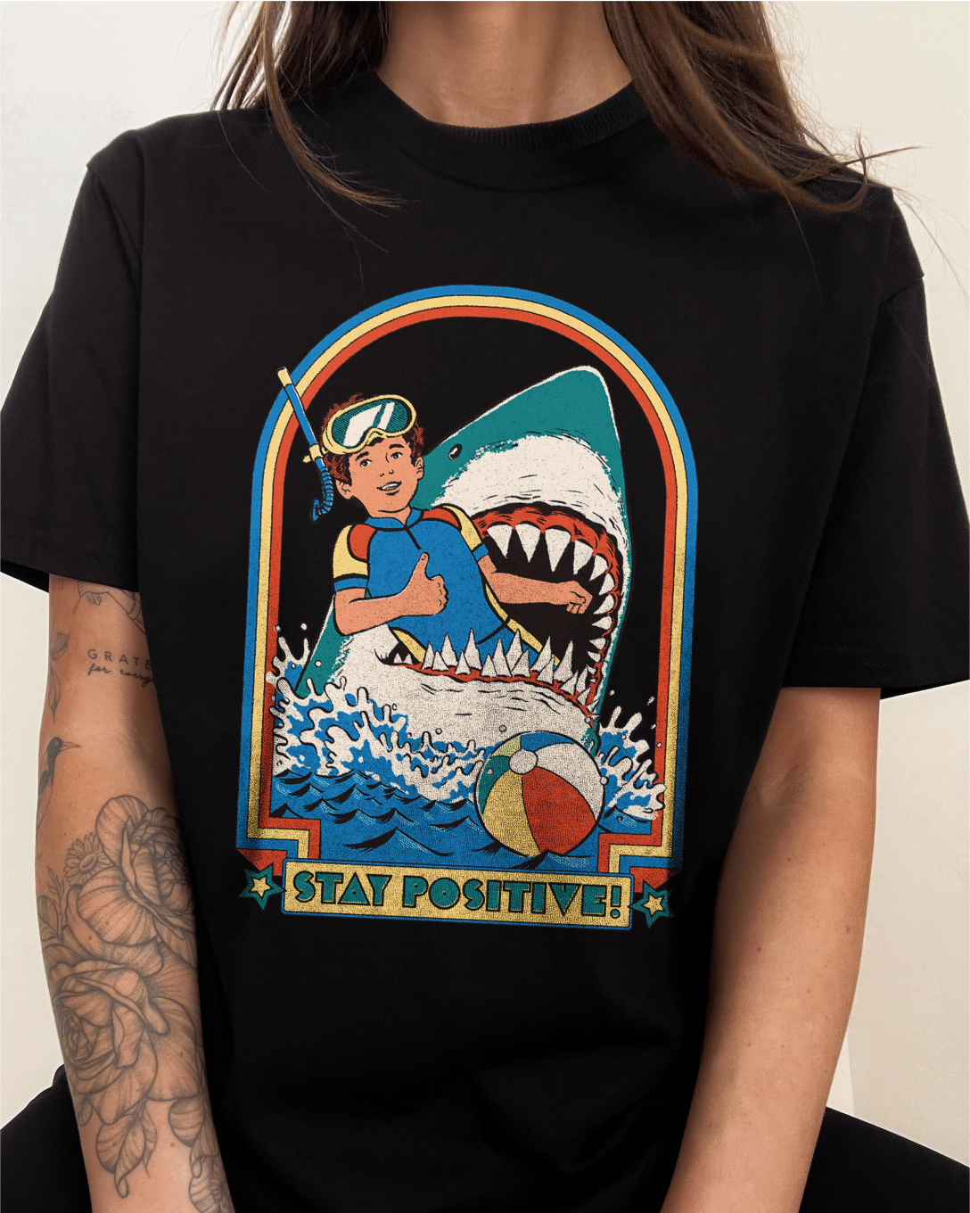 Stay Positive T-Shirt Australia Online