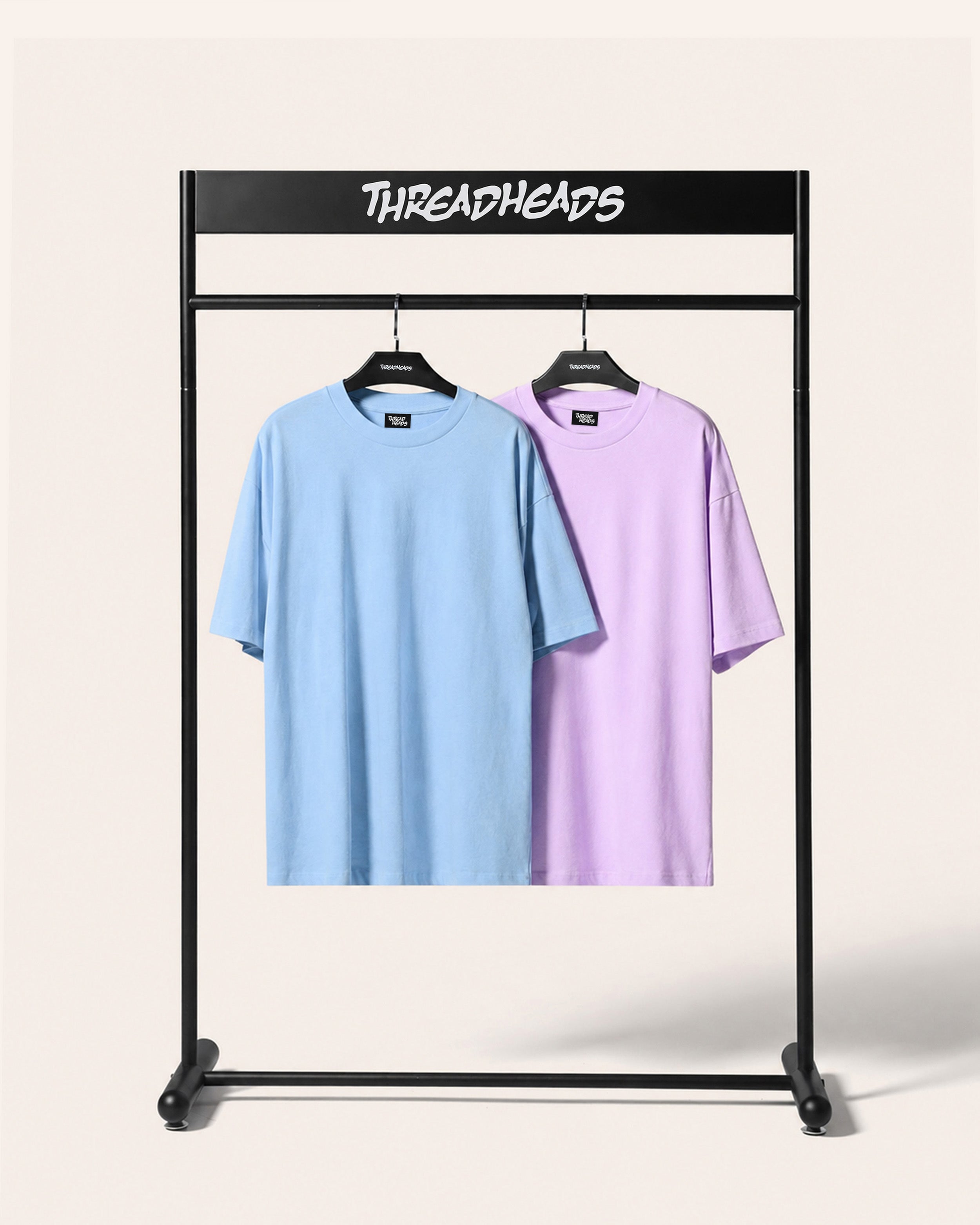 Oversized Tee 2 Pack: Powder Blue, Lilac