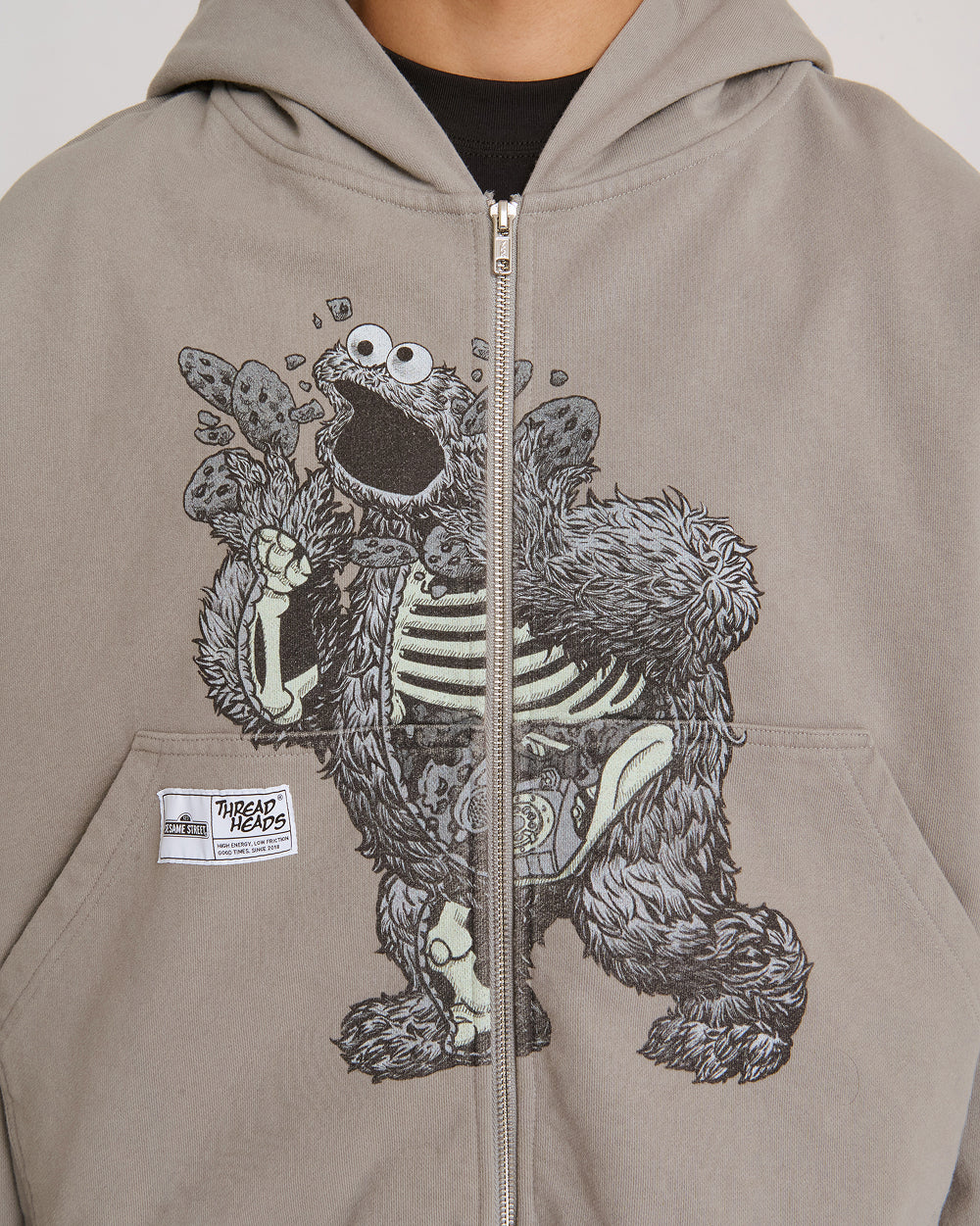 Japanese Cookie Monster Anatomy Hoodie Australia