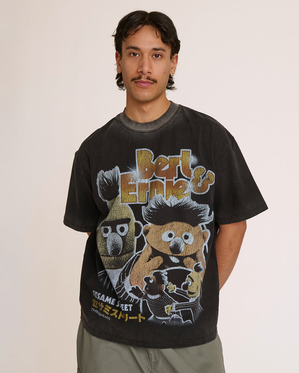Bert and Ernie Street Patrol Wash Tee Australia