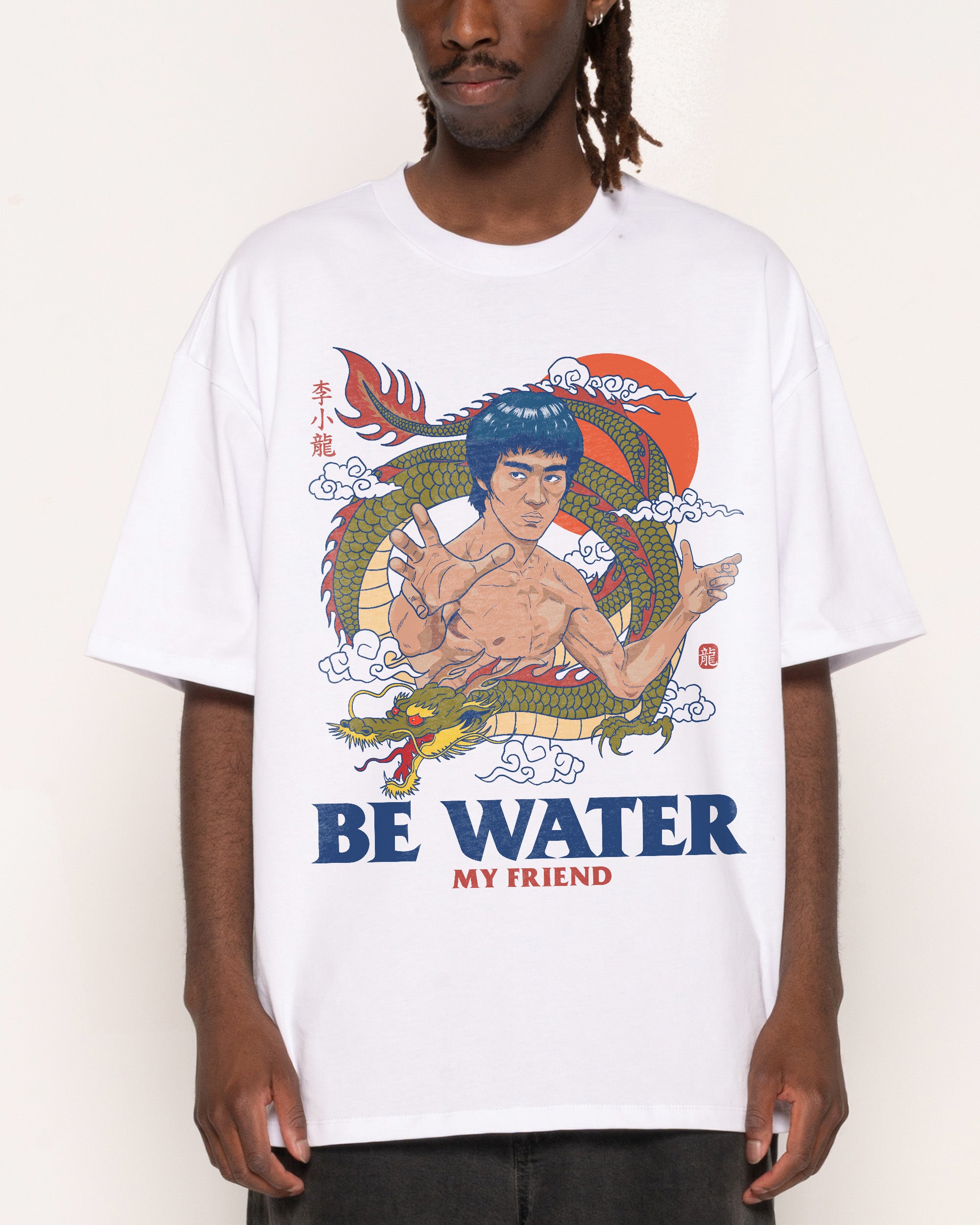 Bruce Lee Be Water Oversized Tee