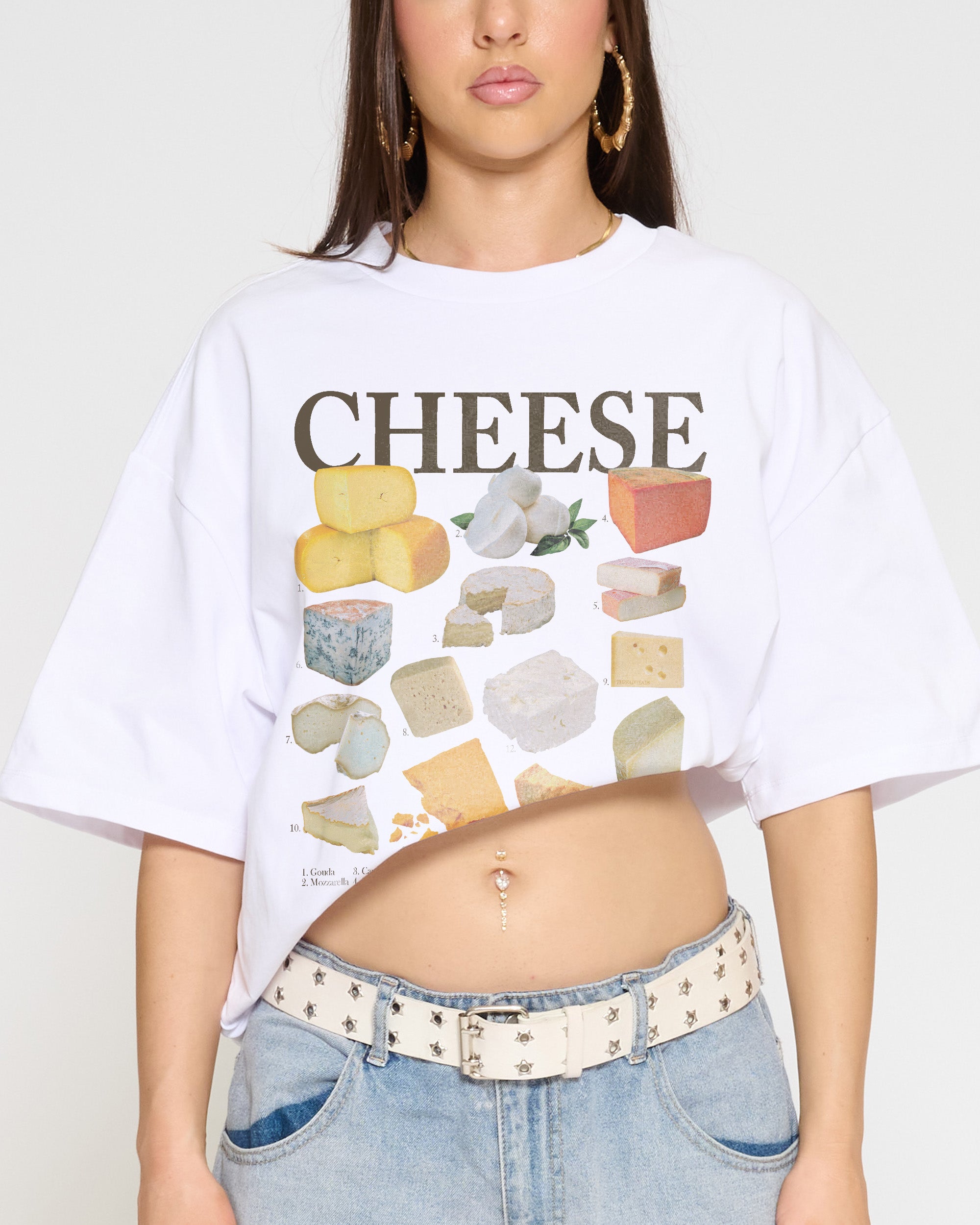 Cheese Homage Oversized Tee – view 2