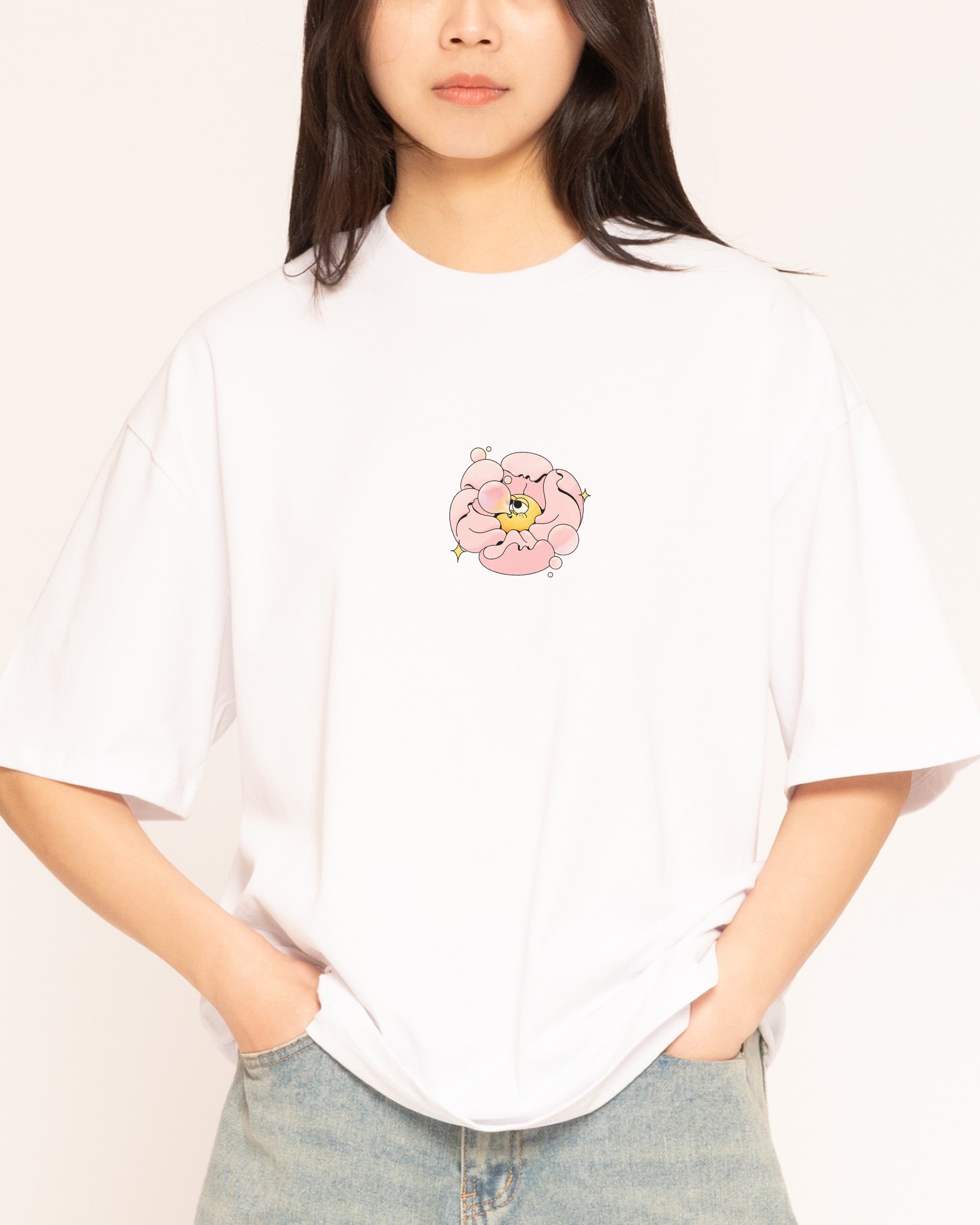 Bubble Blossom Oversized Tee – view 2