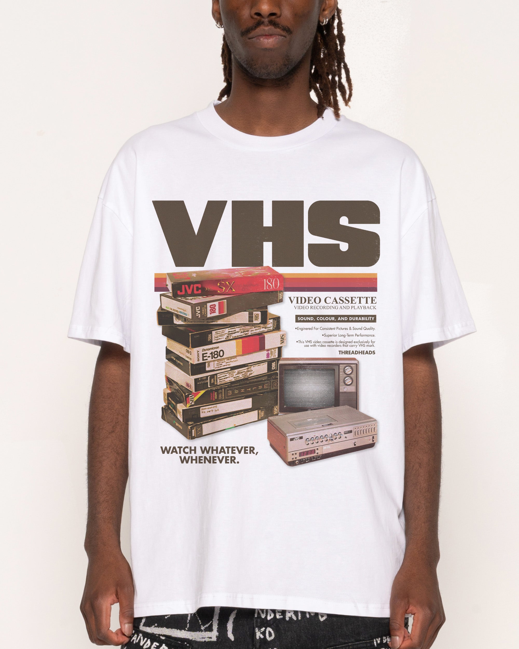 Vintage VHS Tapes T-Shirt – view 5